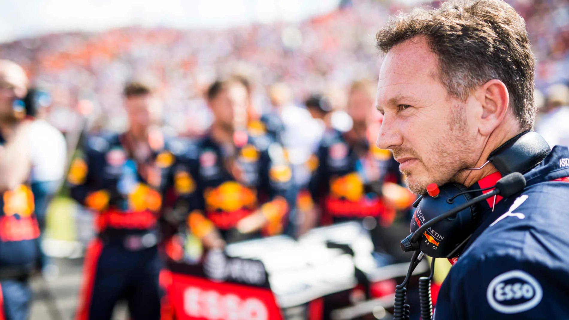 HUNGARORING, HUNGARY - AUGUST 04: Christian Horner, Team Principal, Red Bull Racing during the