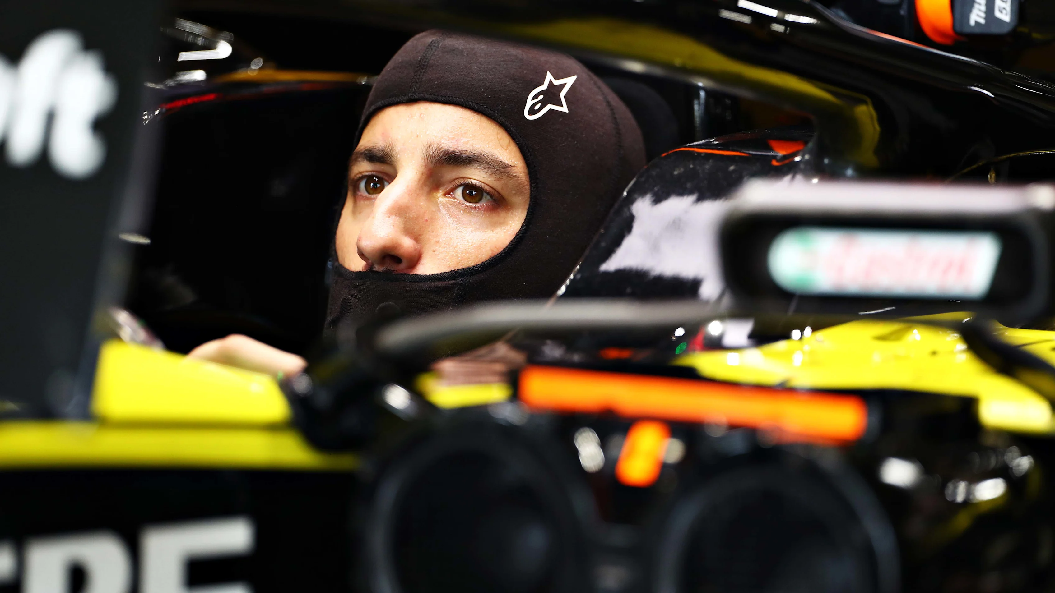 SUZUKA, JAPAN - OCTOBER 11: Daniel Ricciardo of Australia and Renault Sport F1 prepares to drive in
