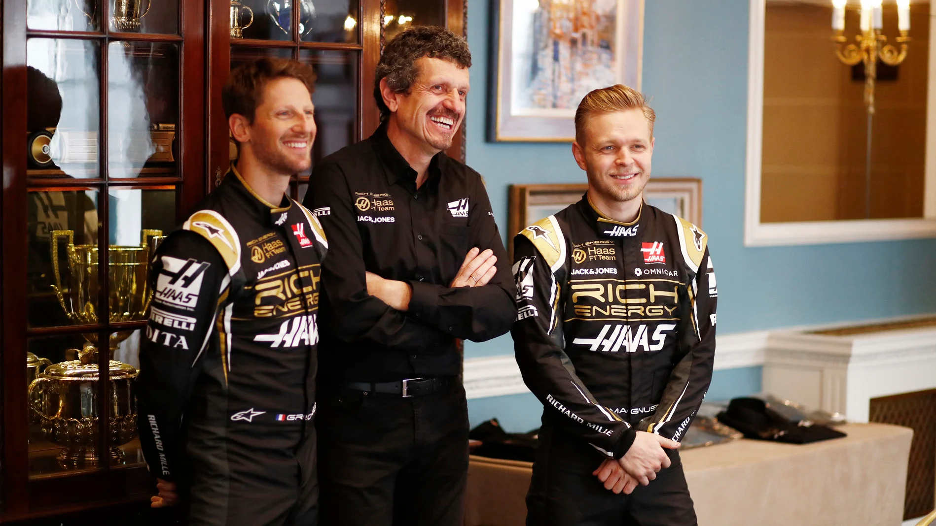 THE ROYAL AUTOMOBILE CLUB, UNITED KINGDOM - FEBRUARY 07: Romain Grosjean, Haas F1 Team, Guenther