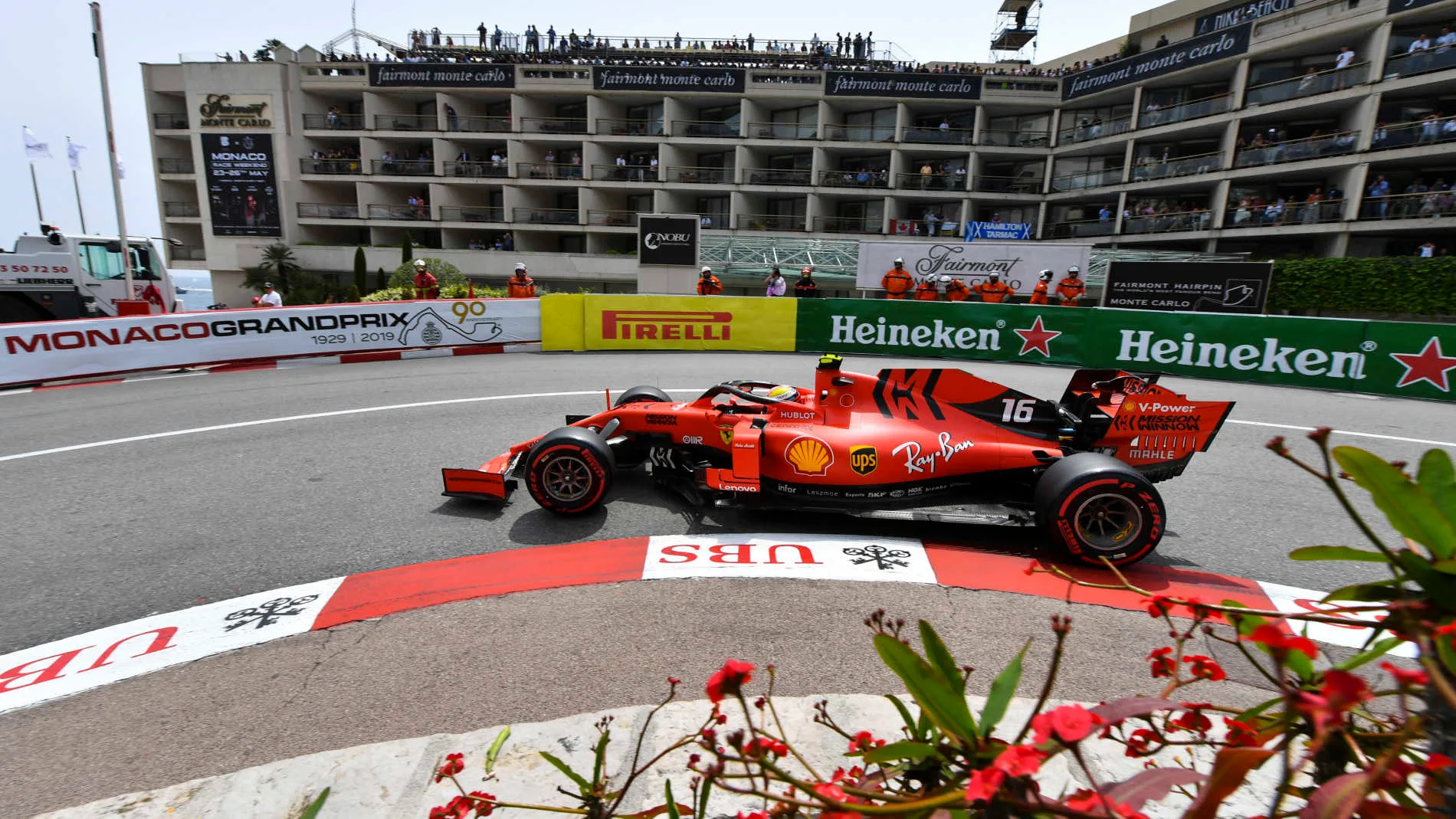 MONTE CARLO, MONACO - MAY 25: Charles Leclerc, Ferrari SF90 during the Monaco GP at Monte Carlo on