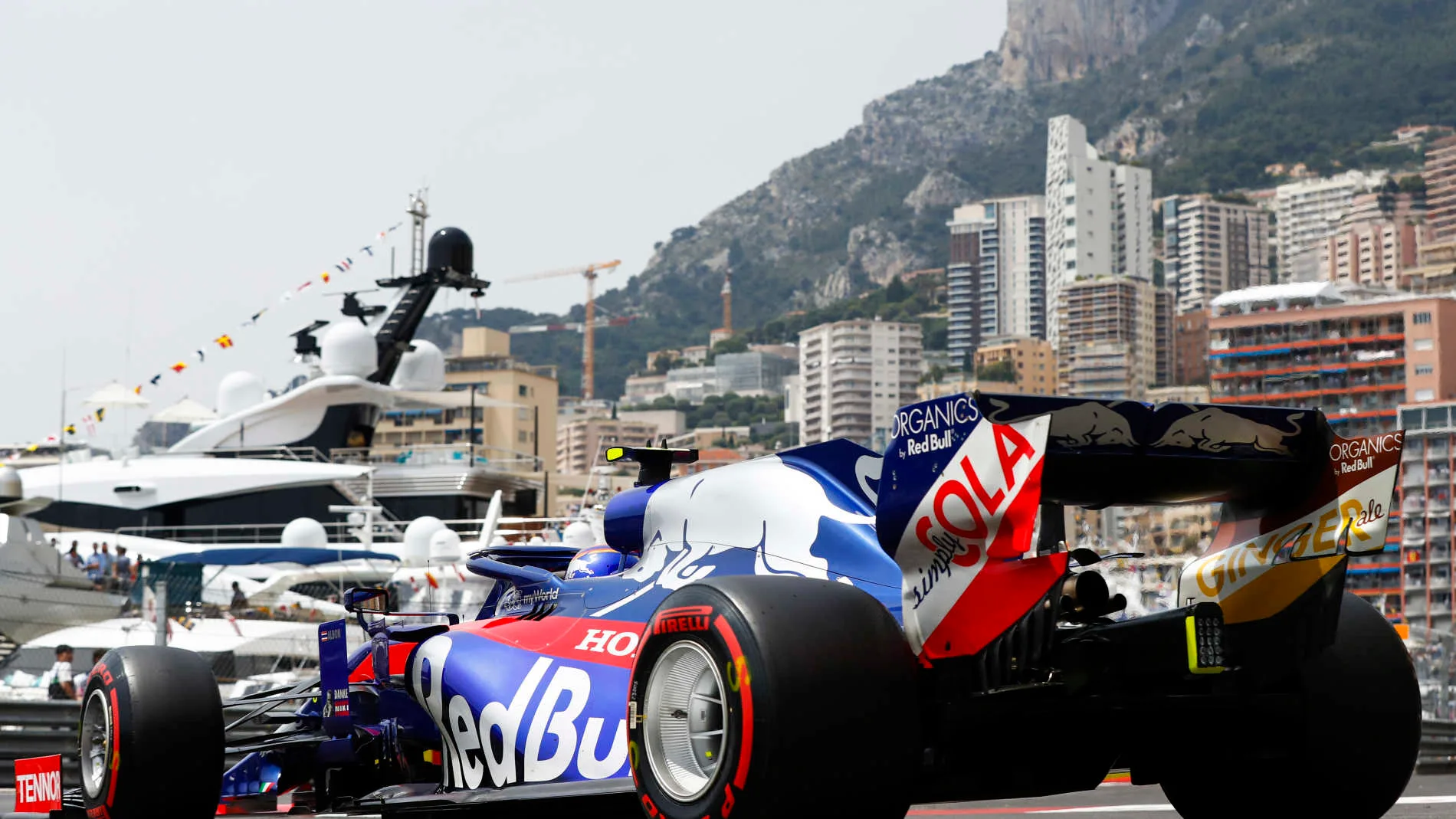 MONTE CARLO, MONACO - MAY 25: Alexander Albon, Toro Rosso STR14 during the Monaco GP at Monte Carlo