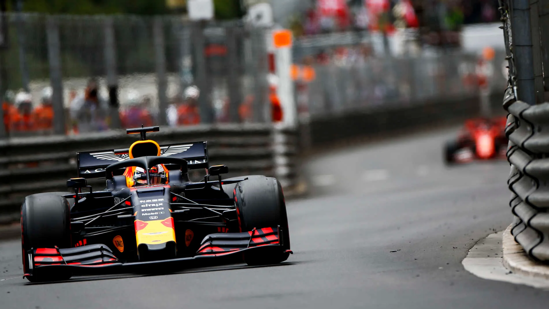 MONTE CARLO, MONACO - MAY 26: Max Verstappen, Red Bull Racing RB15 during the Monaco GP at Monte