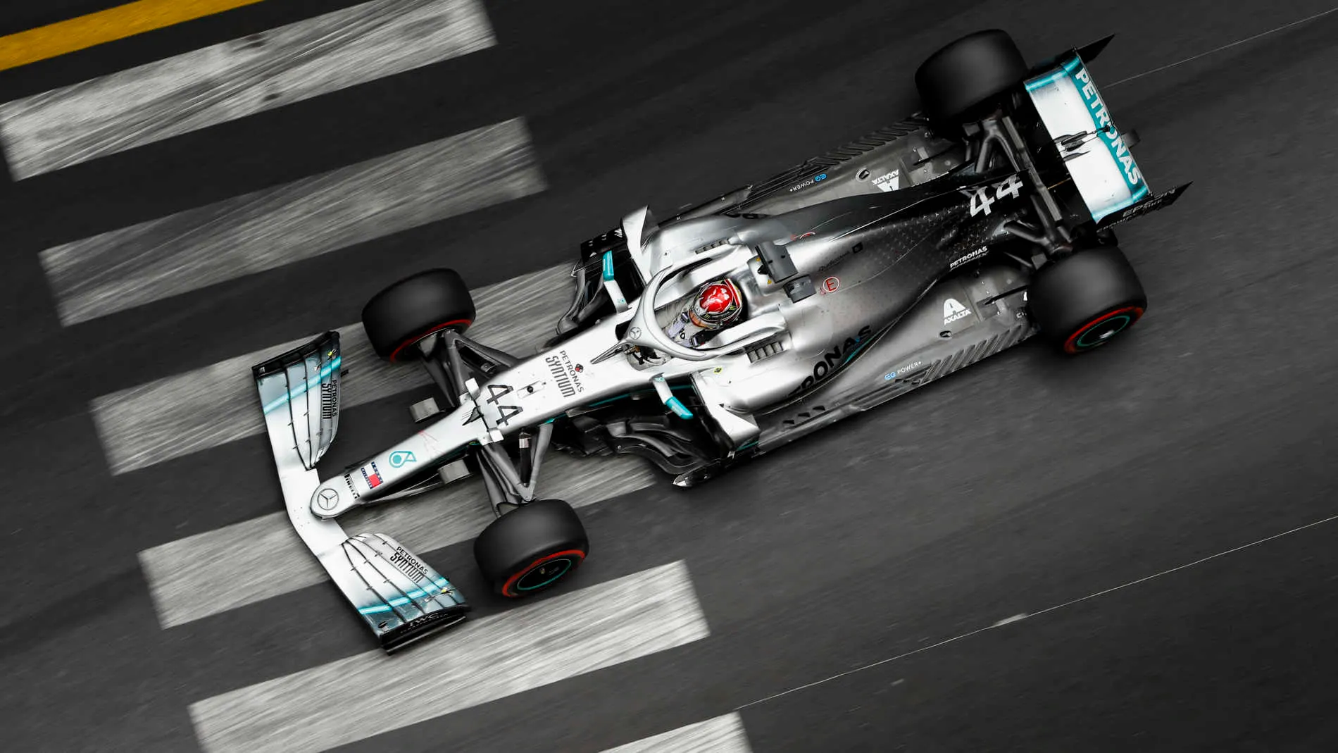 MONTE CARLO, MONACO - MAY 23: Lewis Hamilton, Mercedes AMG F1 W10 during the Monaco GP at Monte