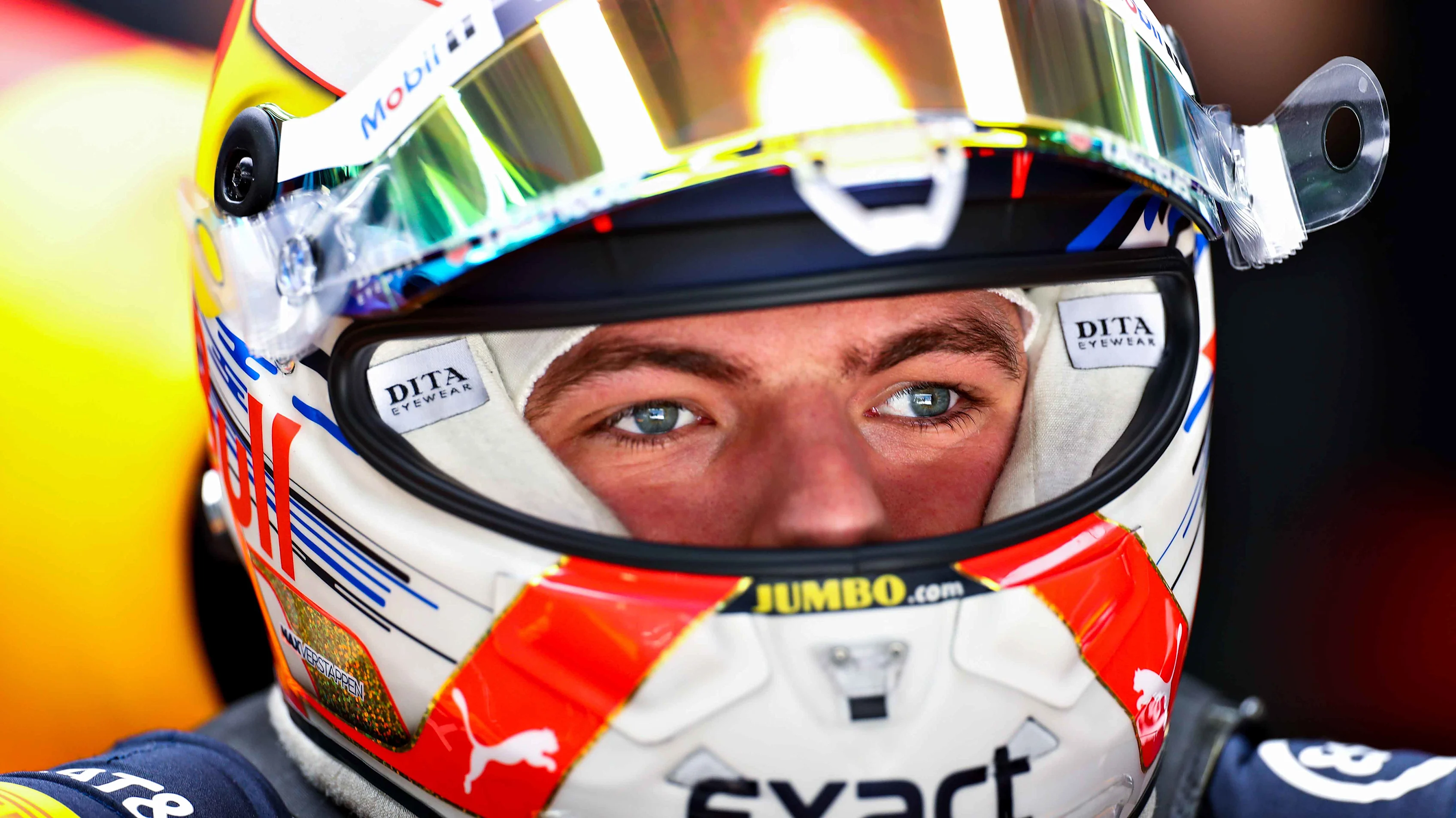 SOCHI, RUSSIA - SEPTEMBER 28: Max Verstappen of Netherlands and Red Bull Racing prepares to drive in the garage during final practice for the F1 Grand Prix of Russia at Sochi Autodrom on September 28, 2019 in Sochi, Russia. (Photo by Mark Thompson/Getty Images)