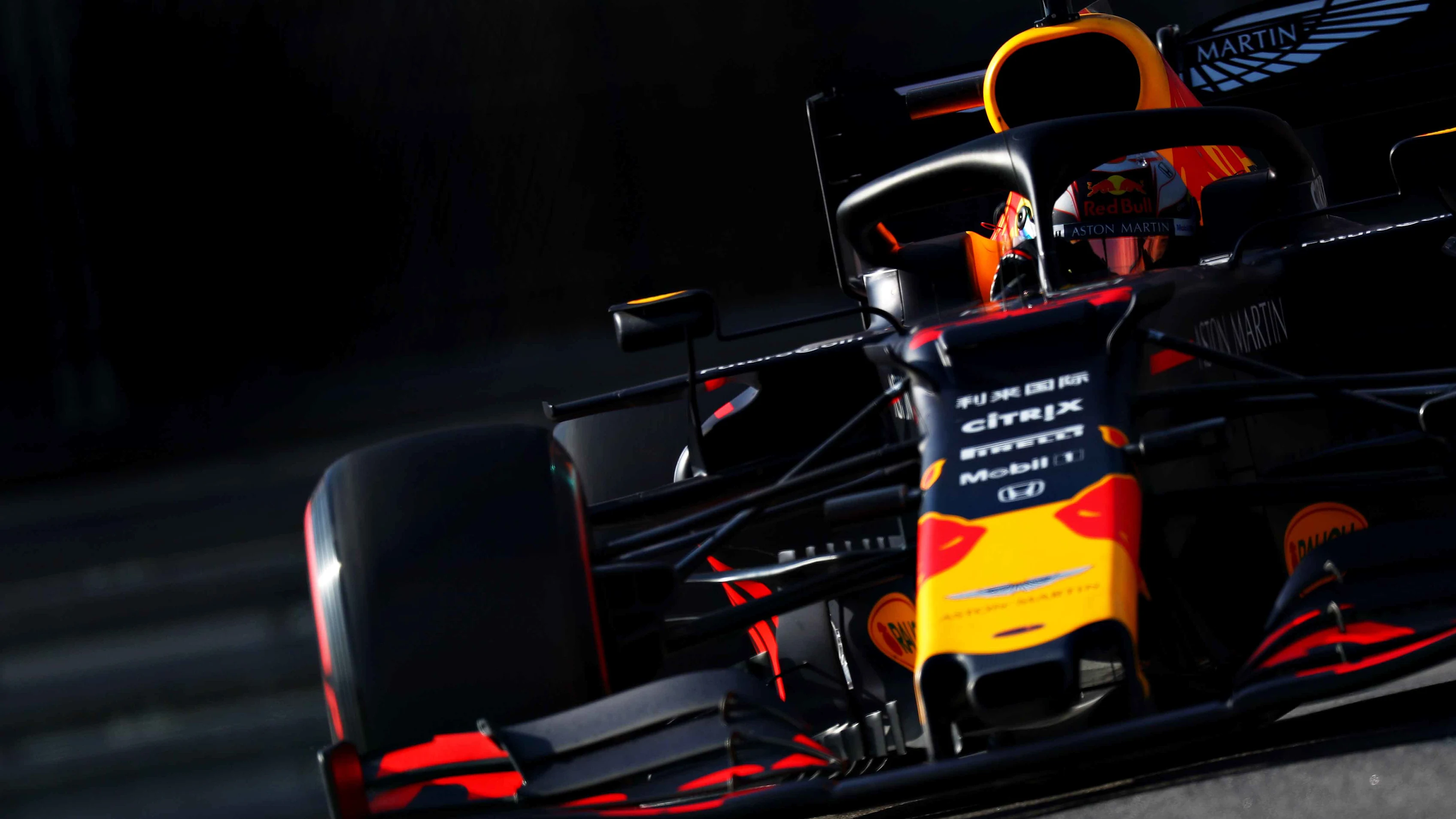 SOCHI, RUSSIA - SEPTEMBER 28: Max Verstappen of the Netherlands driving the (33) Aston Martin Red