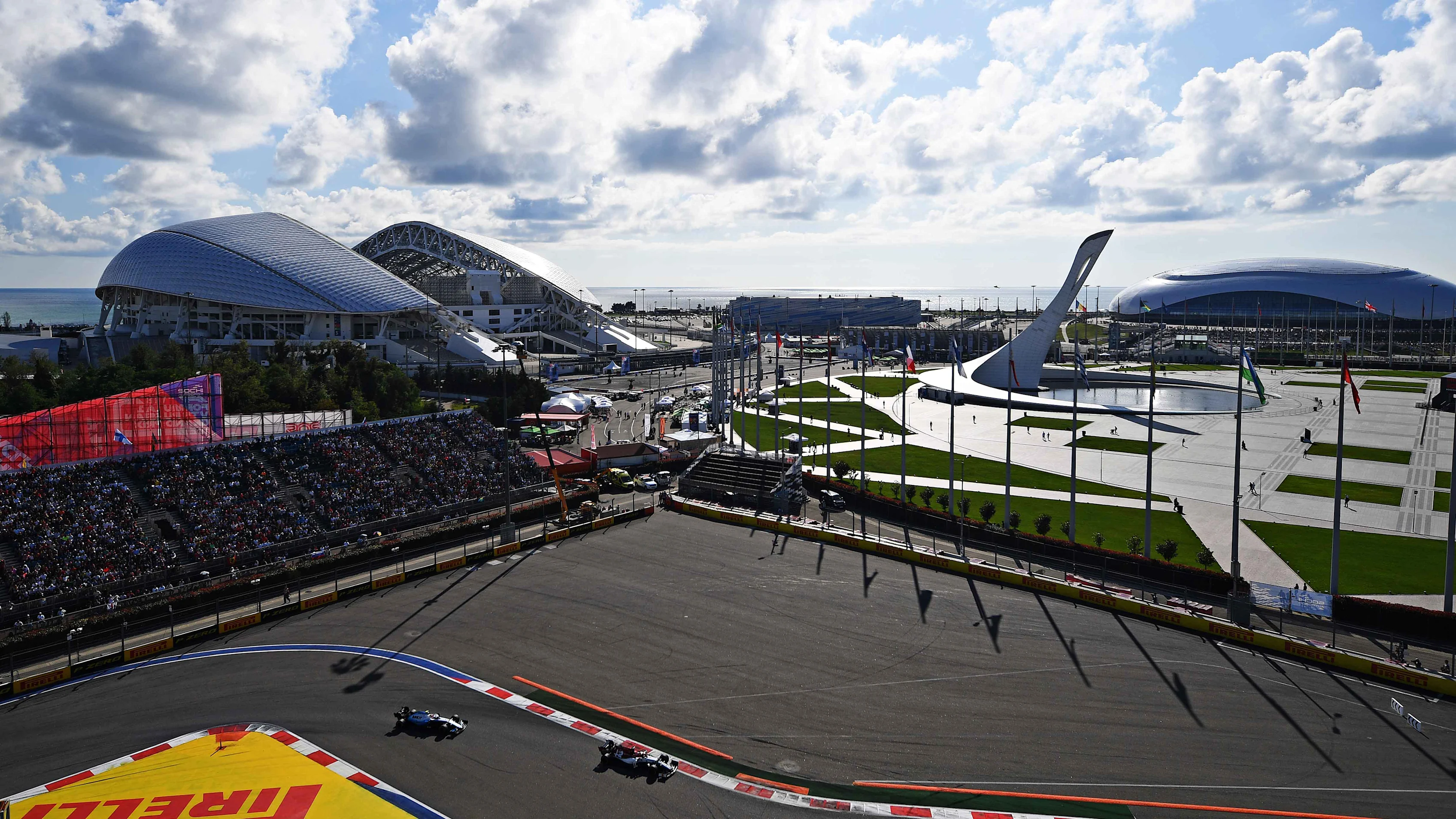 SOCHI, RUSSIA - SEPTEMBER 29: Kimi Raikkonen of Finland driving the (7) Alfa Romeo Racing C38