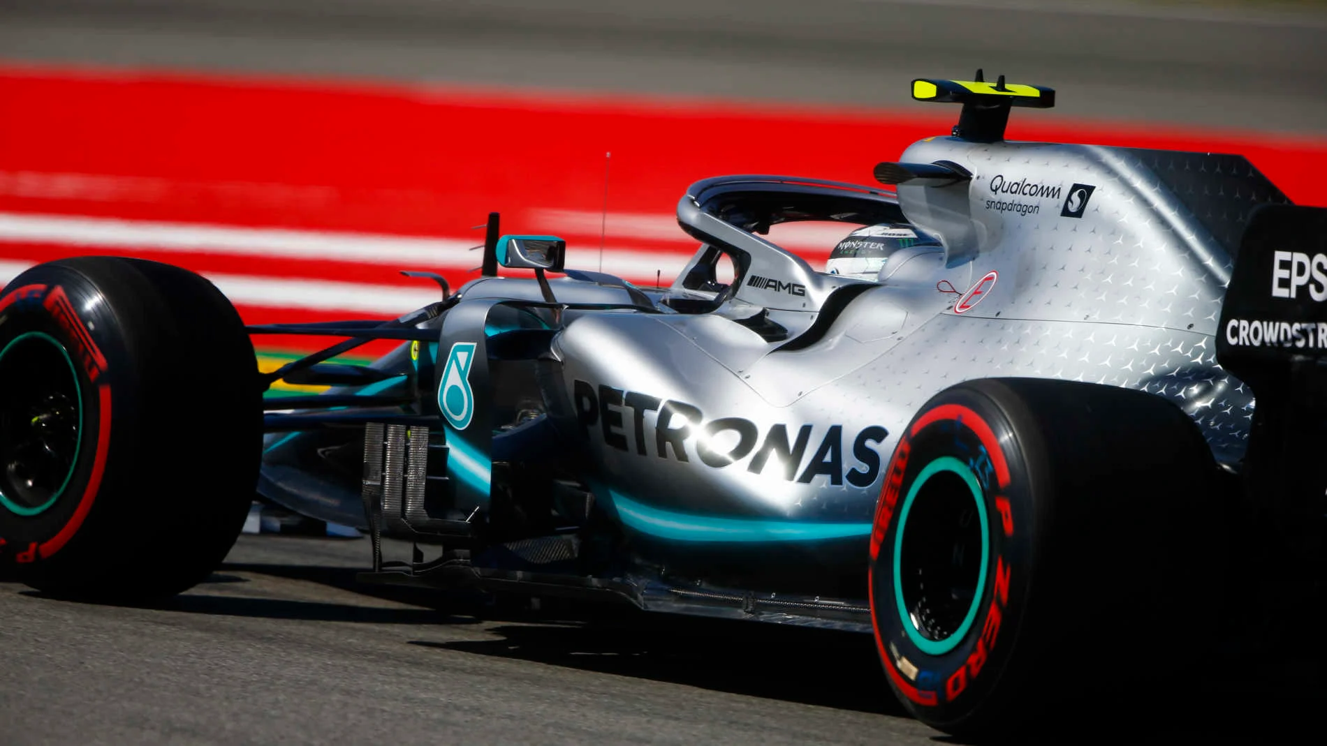 CIRCUIT DE BARCELONA-CATALUNYA, SPAIN - MAY 10: Valtteri Bottas, Mercedes AMG W10 during the