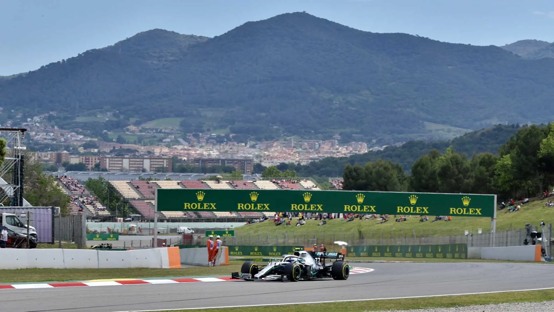 CIRCUIT DE BARCELONA-CATALUNYA, SPAIN - MAY 10: Valtteri Bottas, Mercedes AMG W10 during the