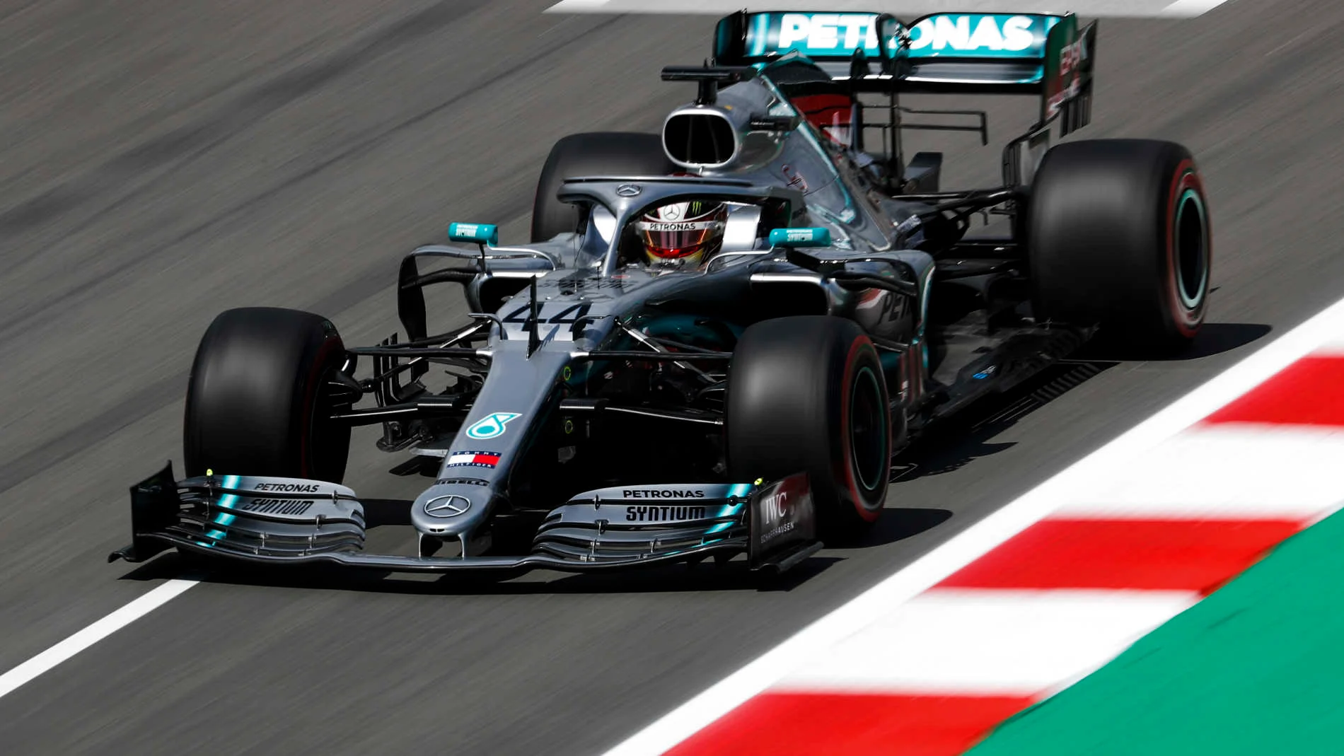 CIRCUIT DE BARCELONA-CATALUNYA, SPAIN - MAY 10: Lewis Hamilton, Mercedes AMG F1 W10 during the