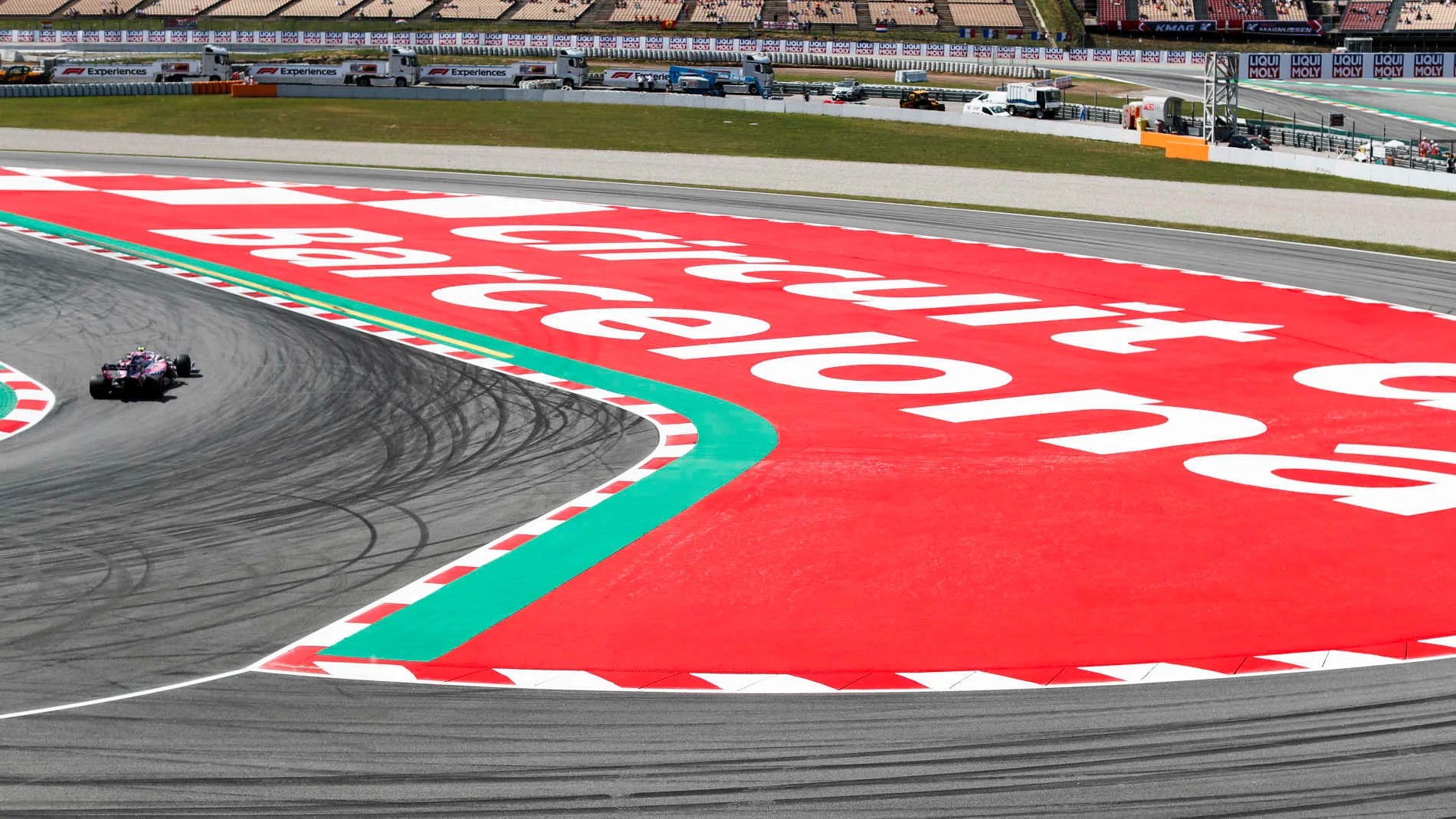 CIRCUIT DE BARCELONA-CATALUNYA, SPAIN - MAY 10: Lance Stroll, Racing Point RP19 during the Spanish