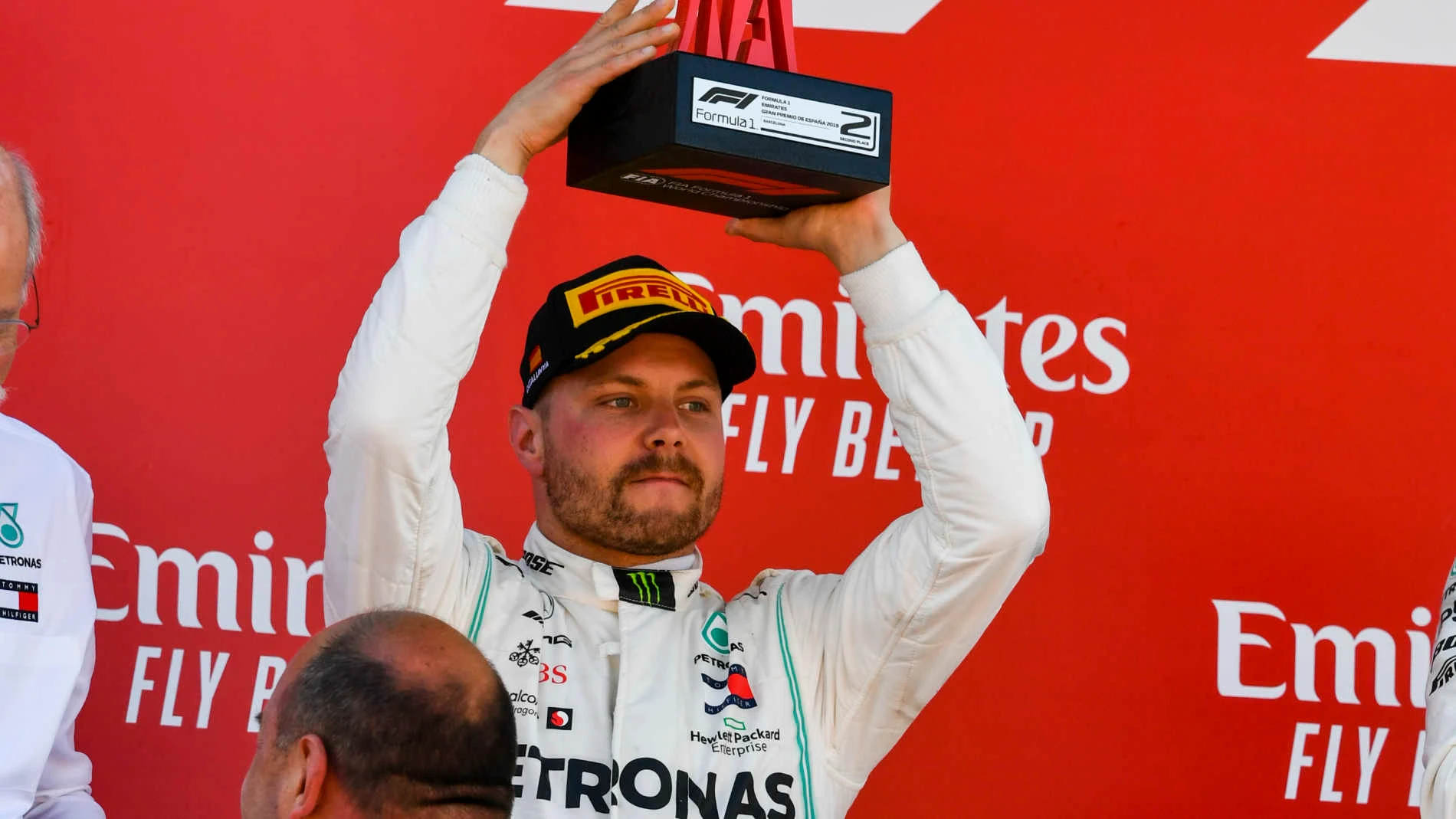 CIRCUIT DE BARCELONA-CATALUNYA, SPAIN - MAY 12: Valtteri Bottas, Mercedes AMG F1, 2nd position,