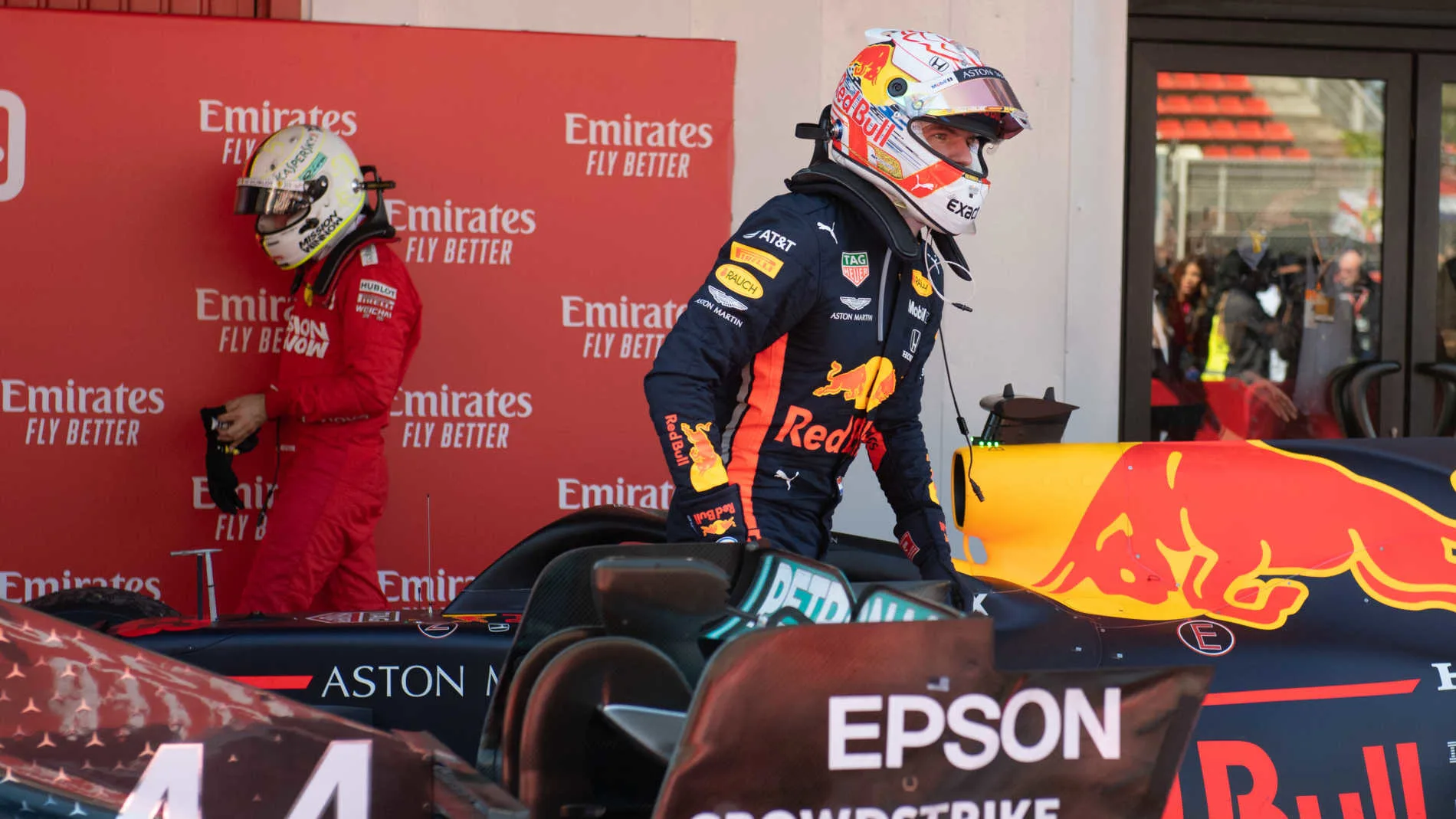 CIRCUIT DE BARCELONA-CATALUNYA, SPAIN - MAY 12: Max Verstappen, Red Bull Racing, 3rd position,