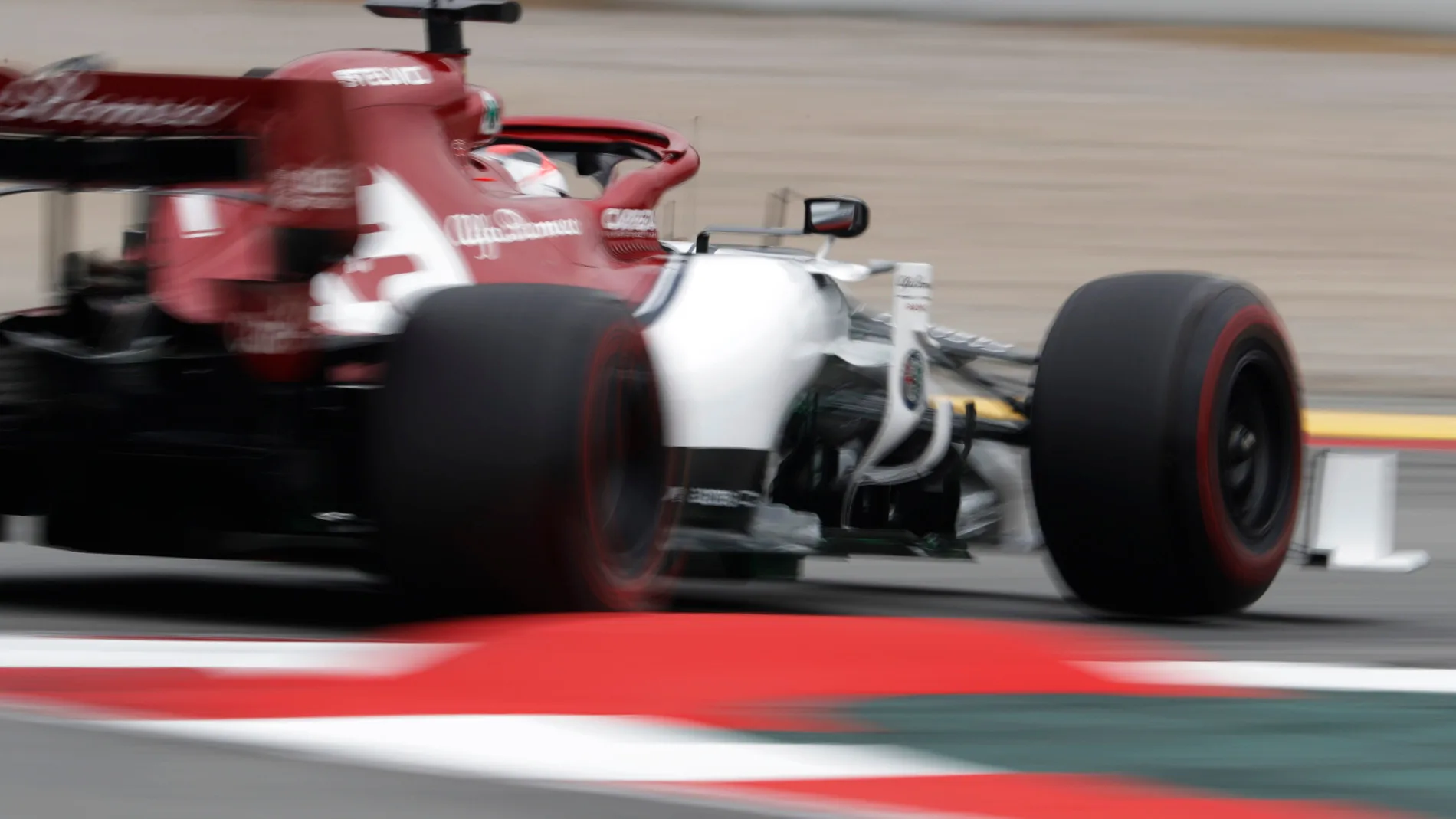 CIRCUIT DE BARCELONA-CATALUNYA, SPAIN - FEBRUARY 20: Kimi Raikkonen, Alfa Romeo Racing C38 during