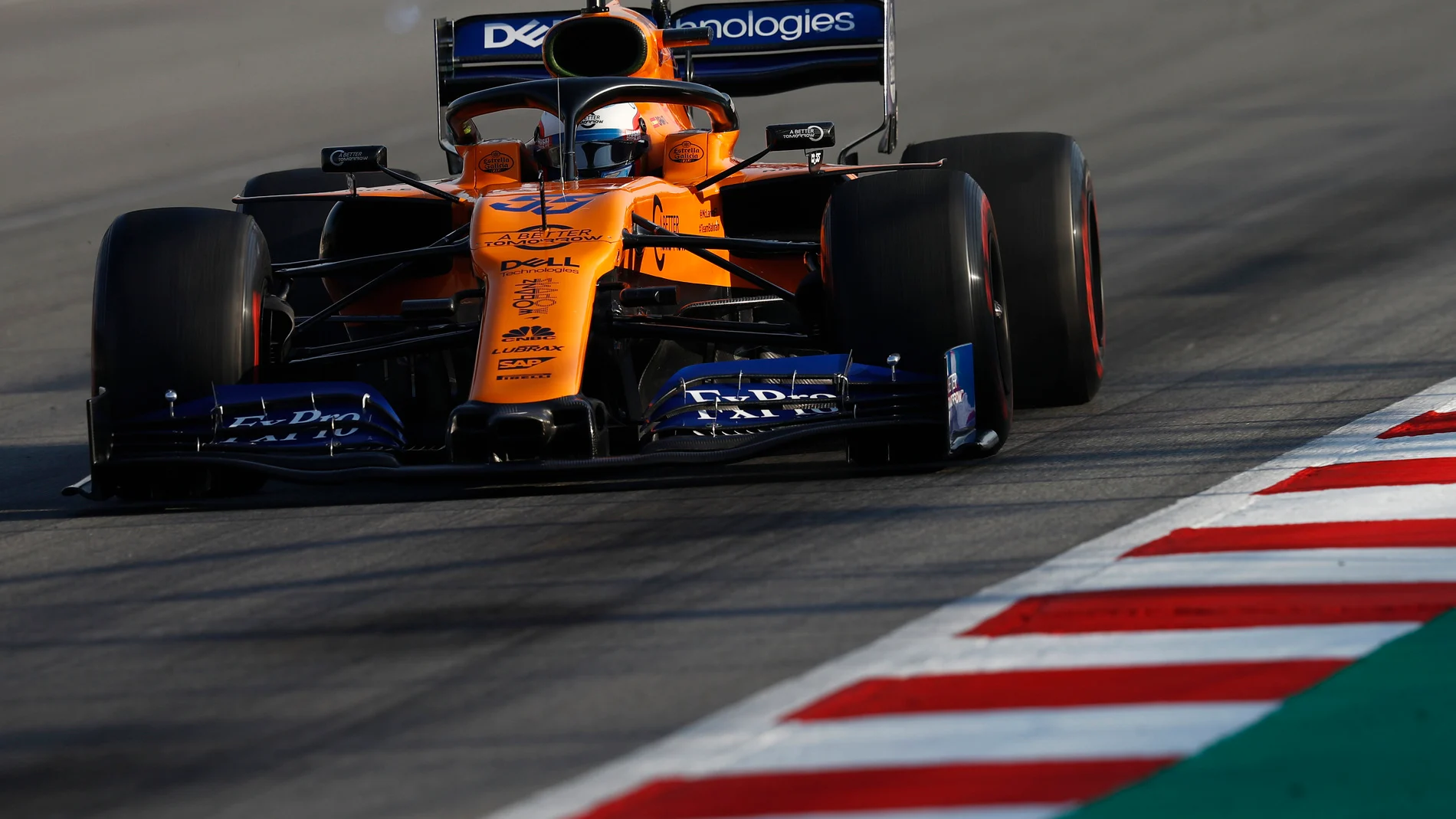 CIRCUIT DE BARCELONA-CATALUNYA, SPAIN - MARCH 01: Carlos Sainz Jr, McLaren MCL34 with rear wing