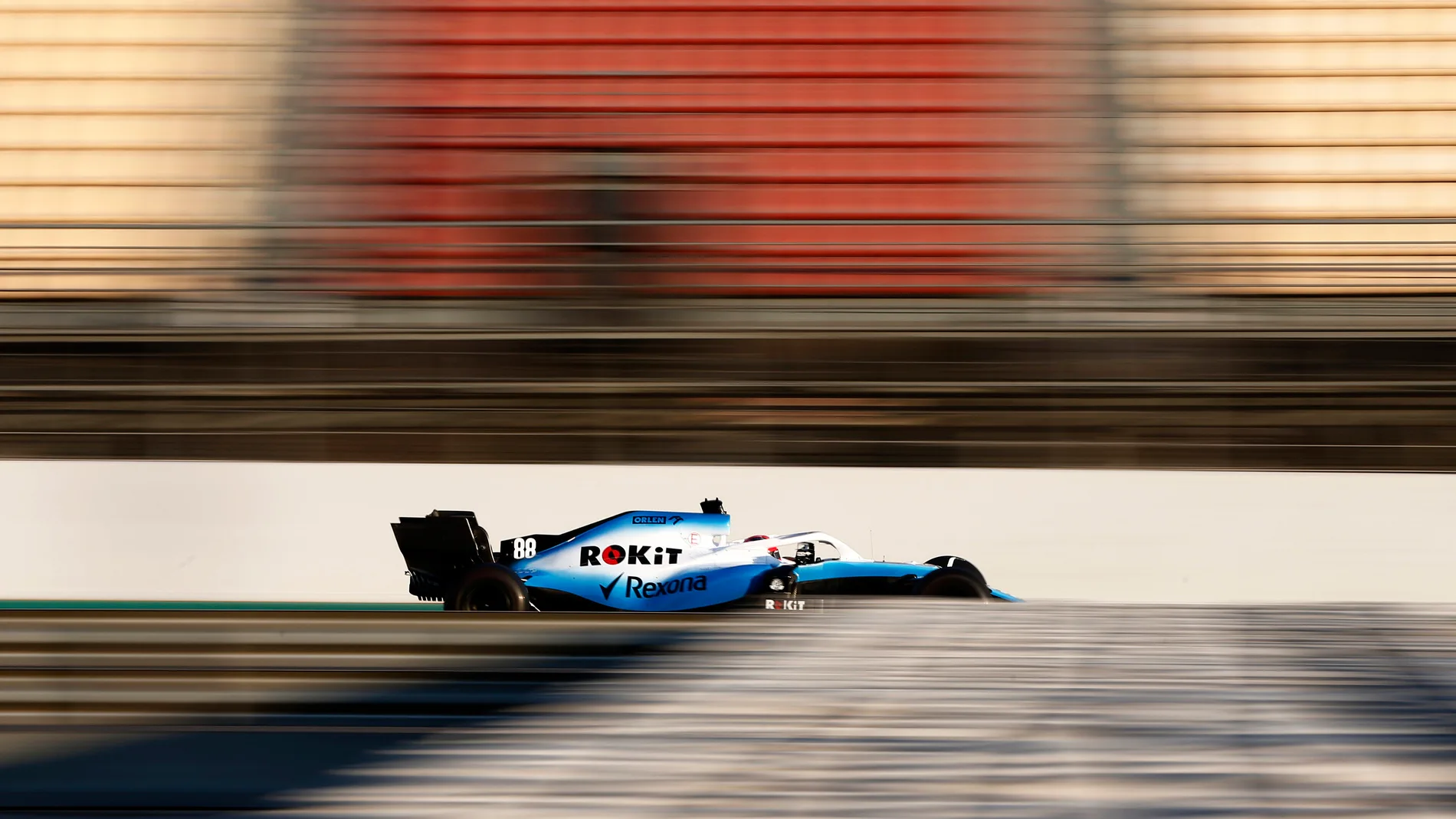 CIRCUIT DE BARCELONA-CATALUNYA, SPAIN - FEBRUARY 27: Robert Kubica, Williams FW42 during the