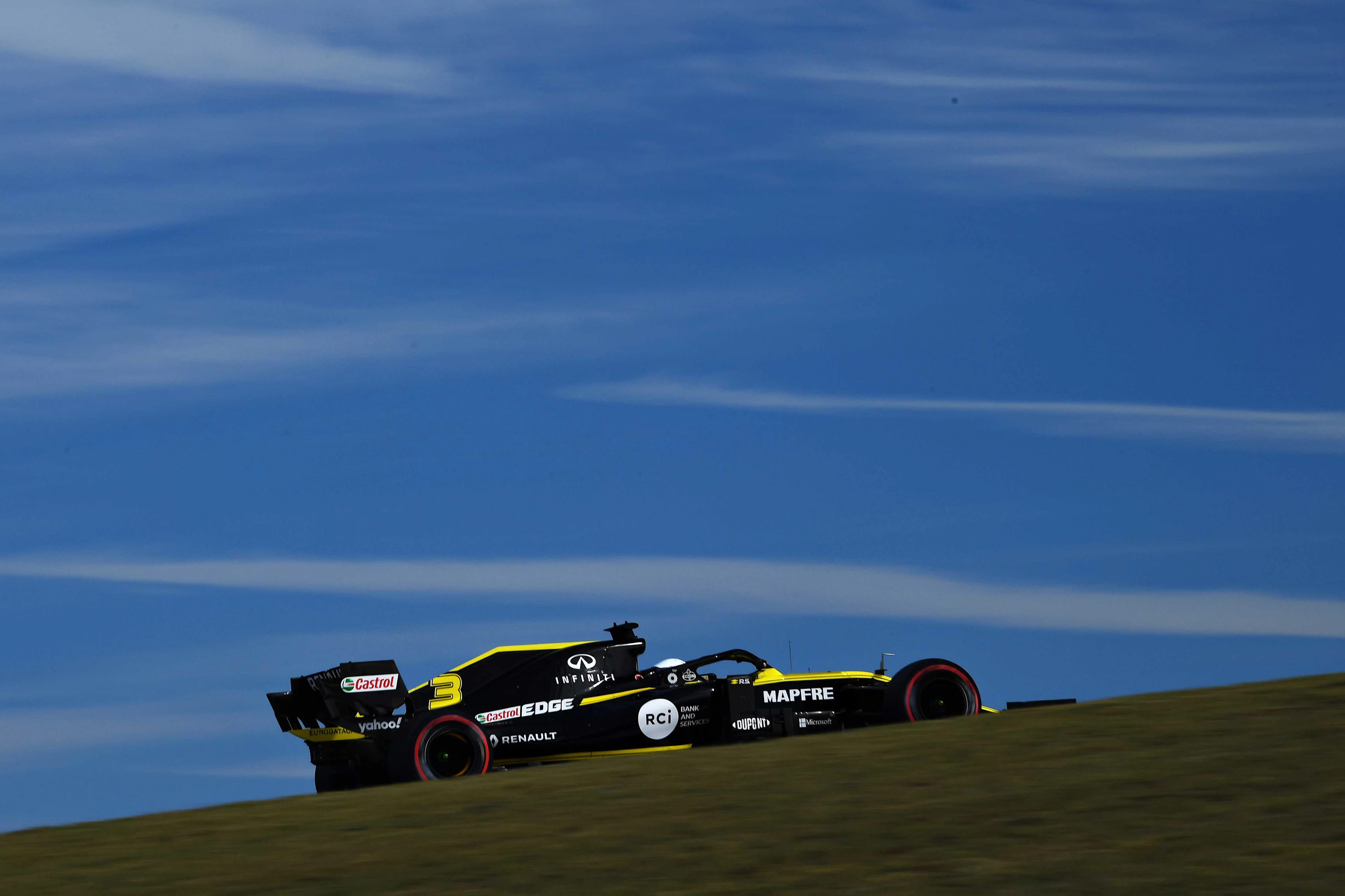AUSTIN, TEXAS - NOVEMBER 02: Daniel Ricciardo of Australia driving the (3) Renault Sport Formula