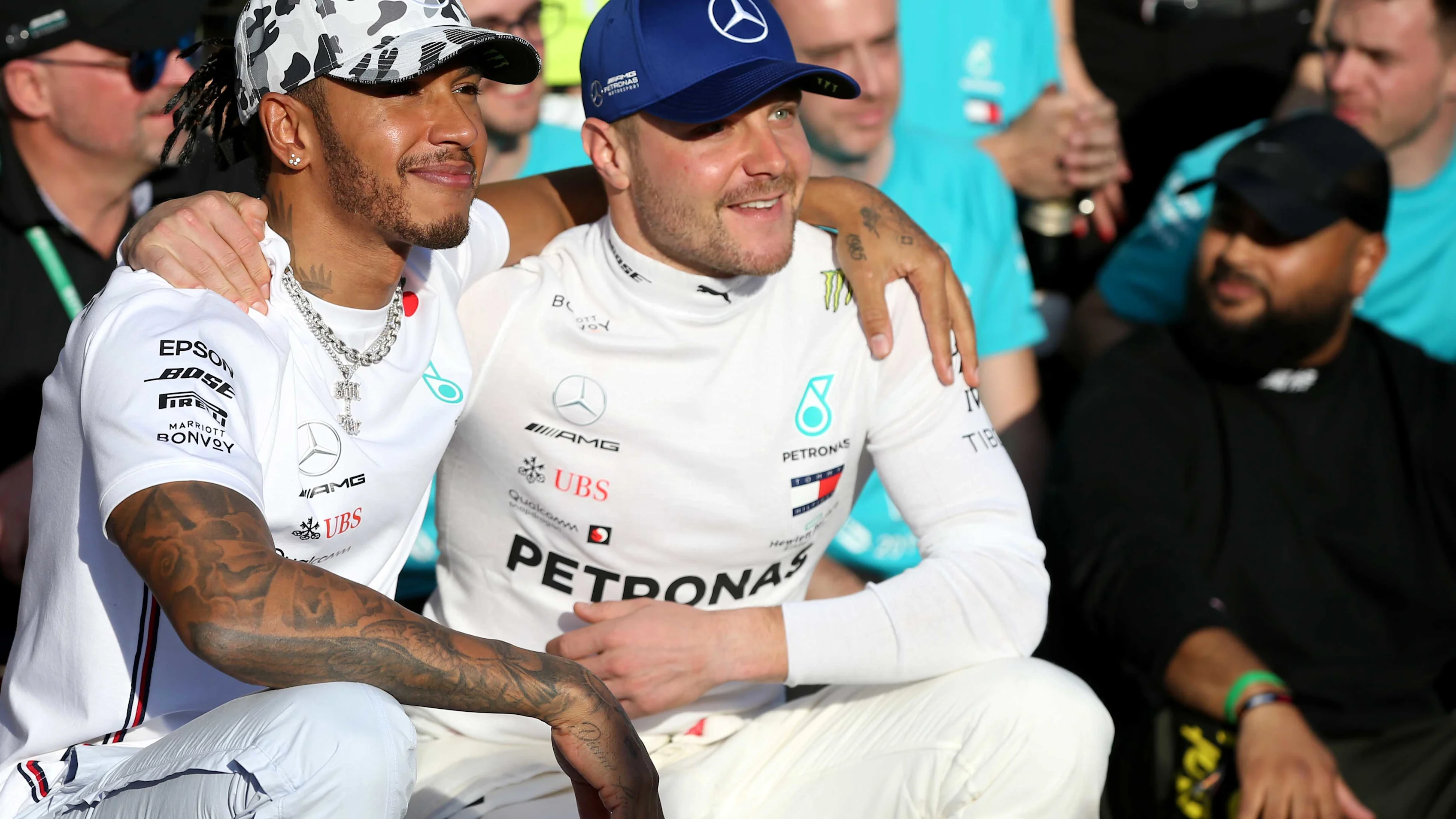 AUSTIN, TEXAS - NOVEMBER 03: 2019 Formula One World Drivers Champion Lewis Hamilton of Great