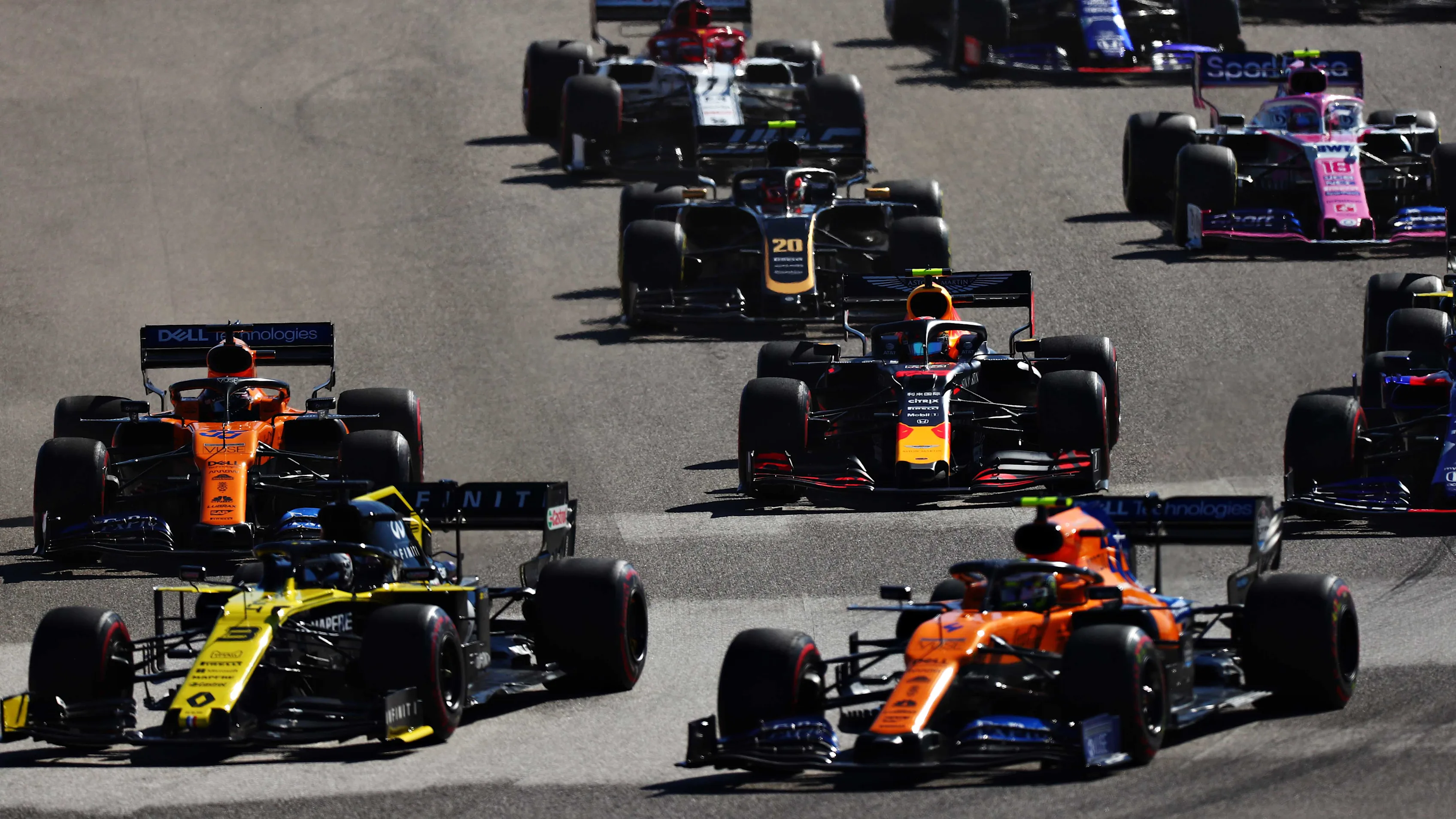 AUSTIN, TEXAS - NOVEMBER 03: Alexander Albon of Thailand driving the (23) Aston Martin Red Bull