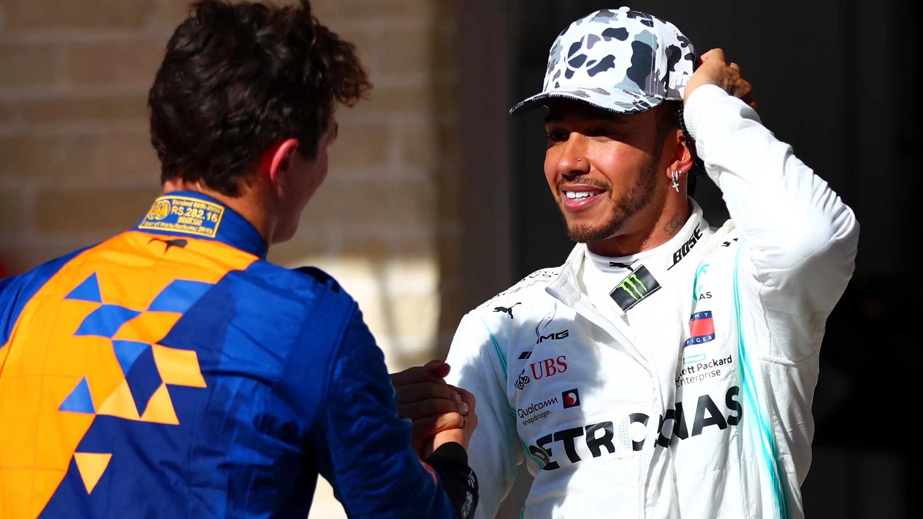 AUSTIN, TEXAS - NOVEMBER 03: 2019 Formula One World Drivers Champion Lewis Hamilton of Great