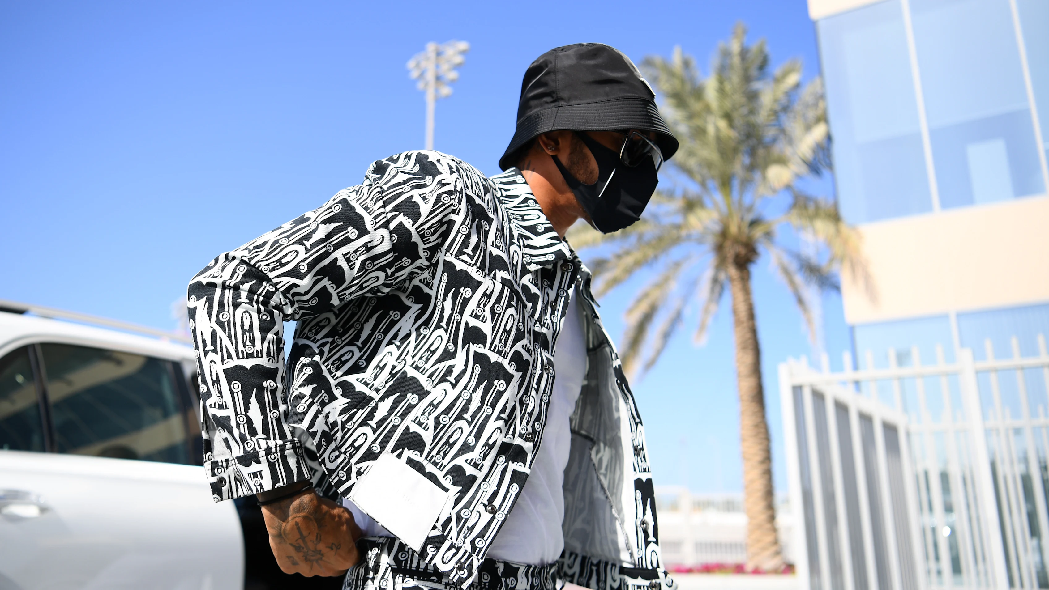 ABU DHABI, UNITED ARAB EMIRATES - DECEMBER 11: Lewis Hamilton of Great Britain and Mercedes GP