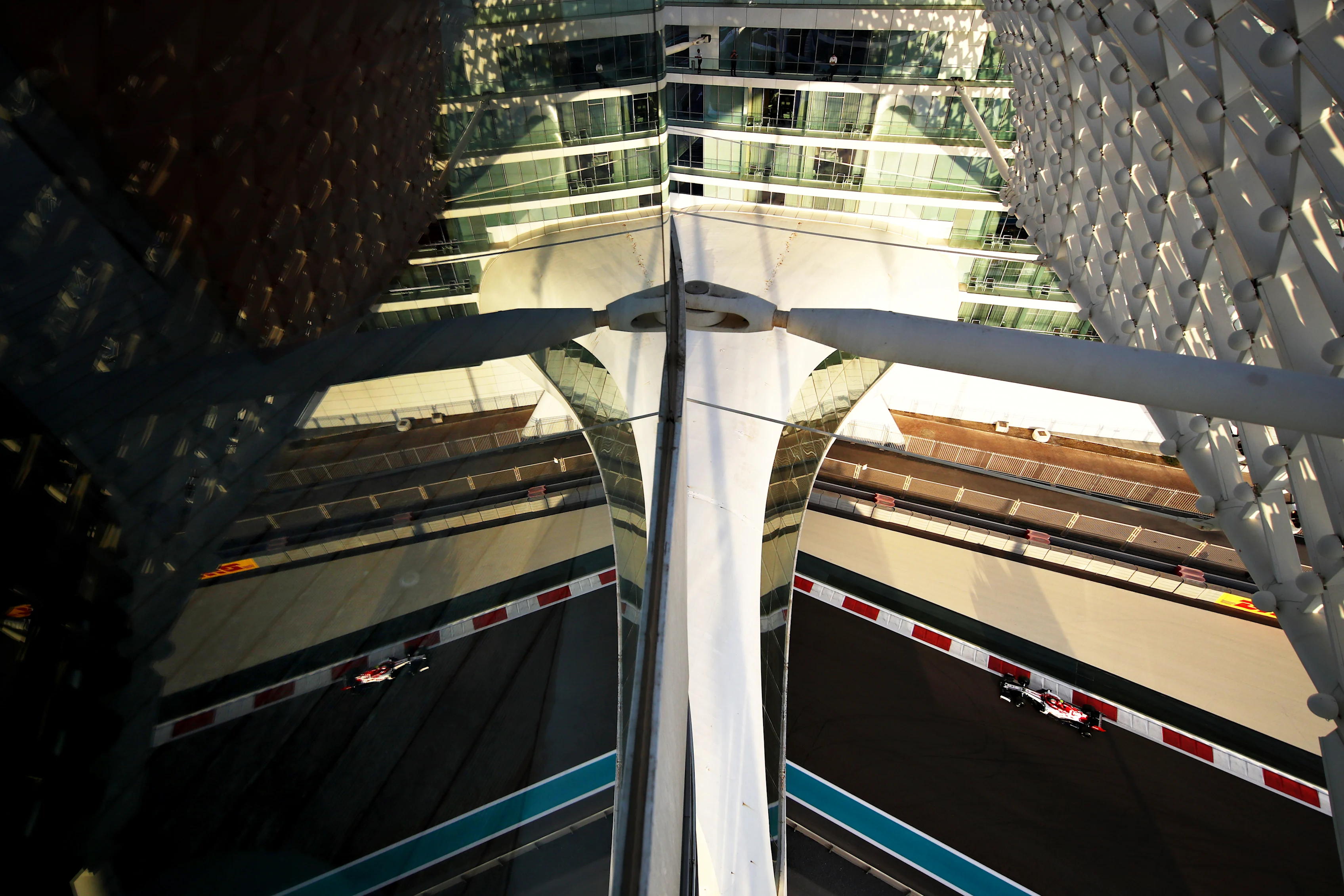 ABU DHABI, UNITED ARAB EMIRATES - DECEMBER 11: Antonio Giovinazzi of Italy driving the (99) Alfa Romeo Racing C39 Ferrari during practice ahead of the F1 Grand Prix of Abu Dhabi at Yas Marina Circuit on December 11, 2020 in Abu Dhabi, United Arab Emirates. (Photo by Mark Thompson/Getty Images)