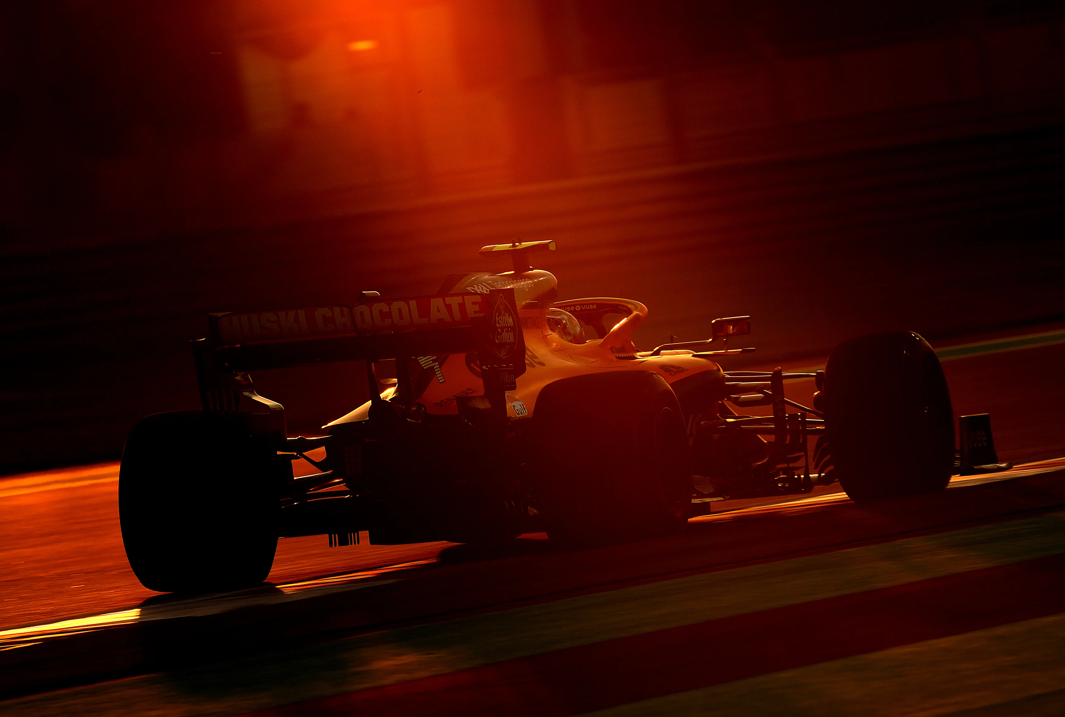 ABU DHABI, UNITED ARAB EMIRATES - DECEMBER 11: Lando Norris of Great Britain driving the (4) McLaren F1 Team MCL35 Renault on track during practice ahead of the F1 Grand Prix of Abu Dhabi at Yas Marina Circuit on December 11, 2020 in Abu Dhabi, United Arab Emirates. (Photo by Clive Mason - Formula 1/Formula 1 via Getty Images)