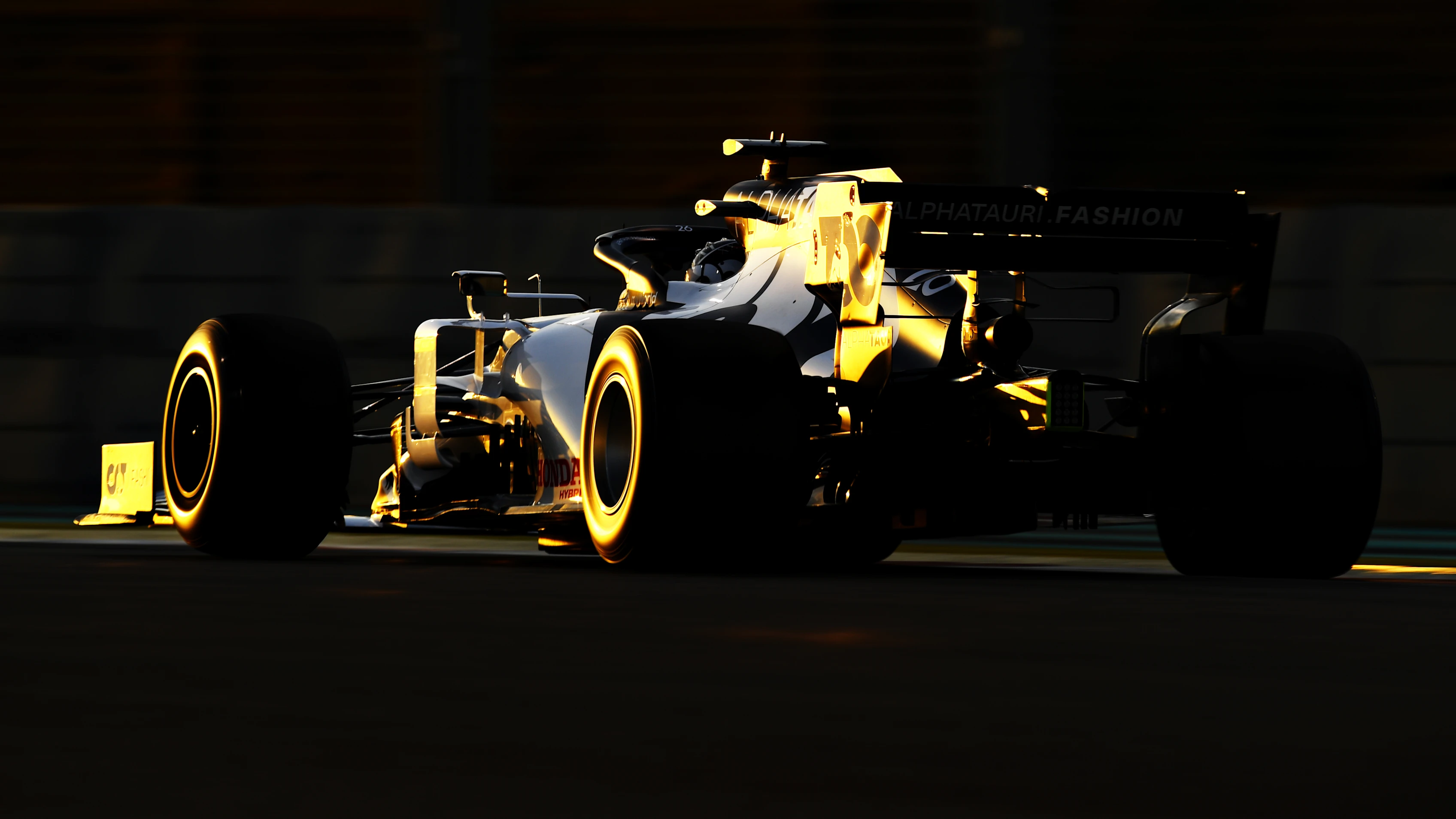 ABU DHABI, UNITED ARAB EMIRATES - DECEMBER 11: Lewis Hamilton of Great Britain driving the (44)