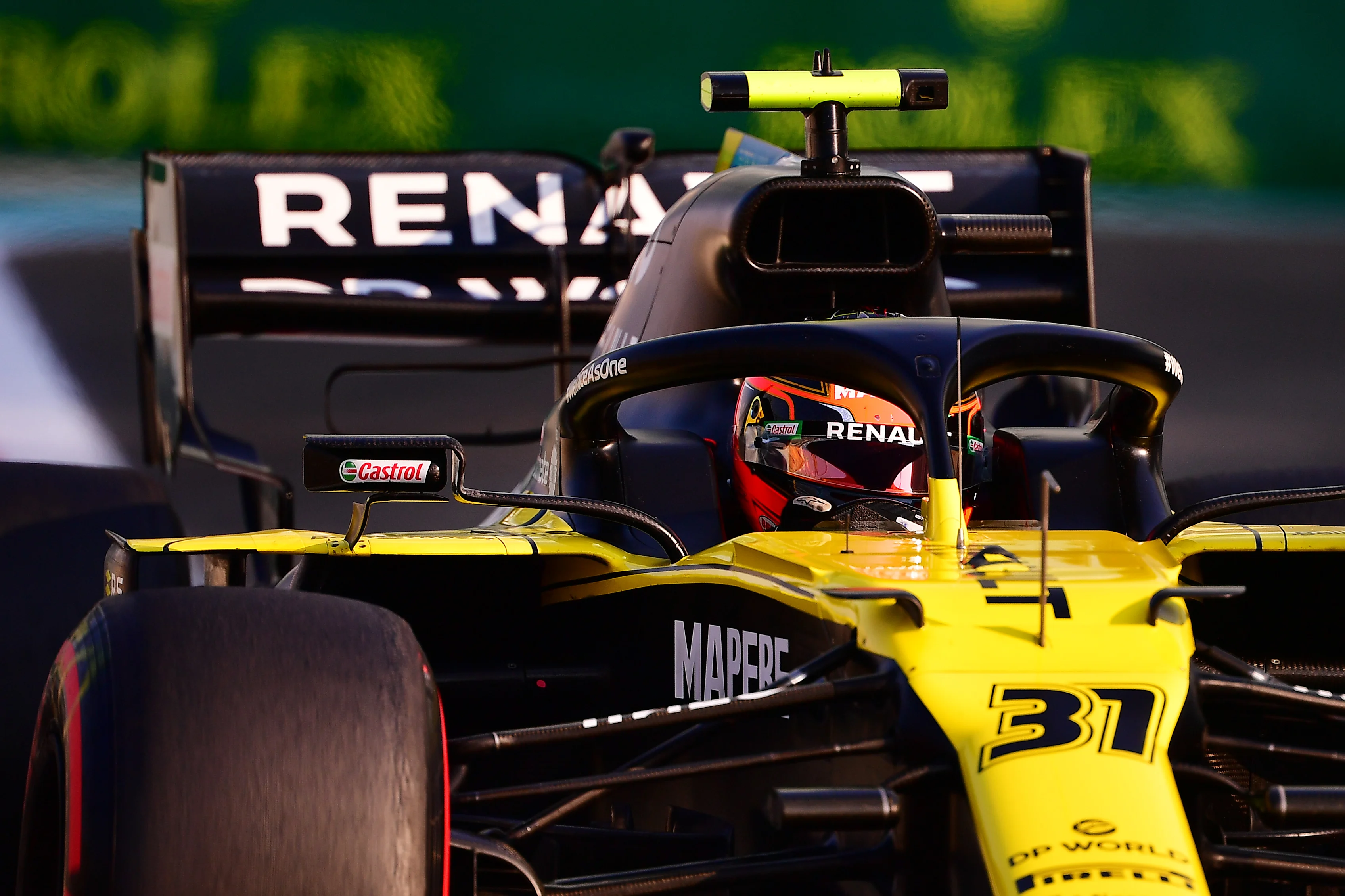ABU DHABI, UNITED ARAB EMIRATES - DECEMBER 12: Esteban Ocon of France driving the (31) Renault
