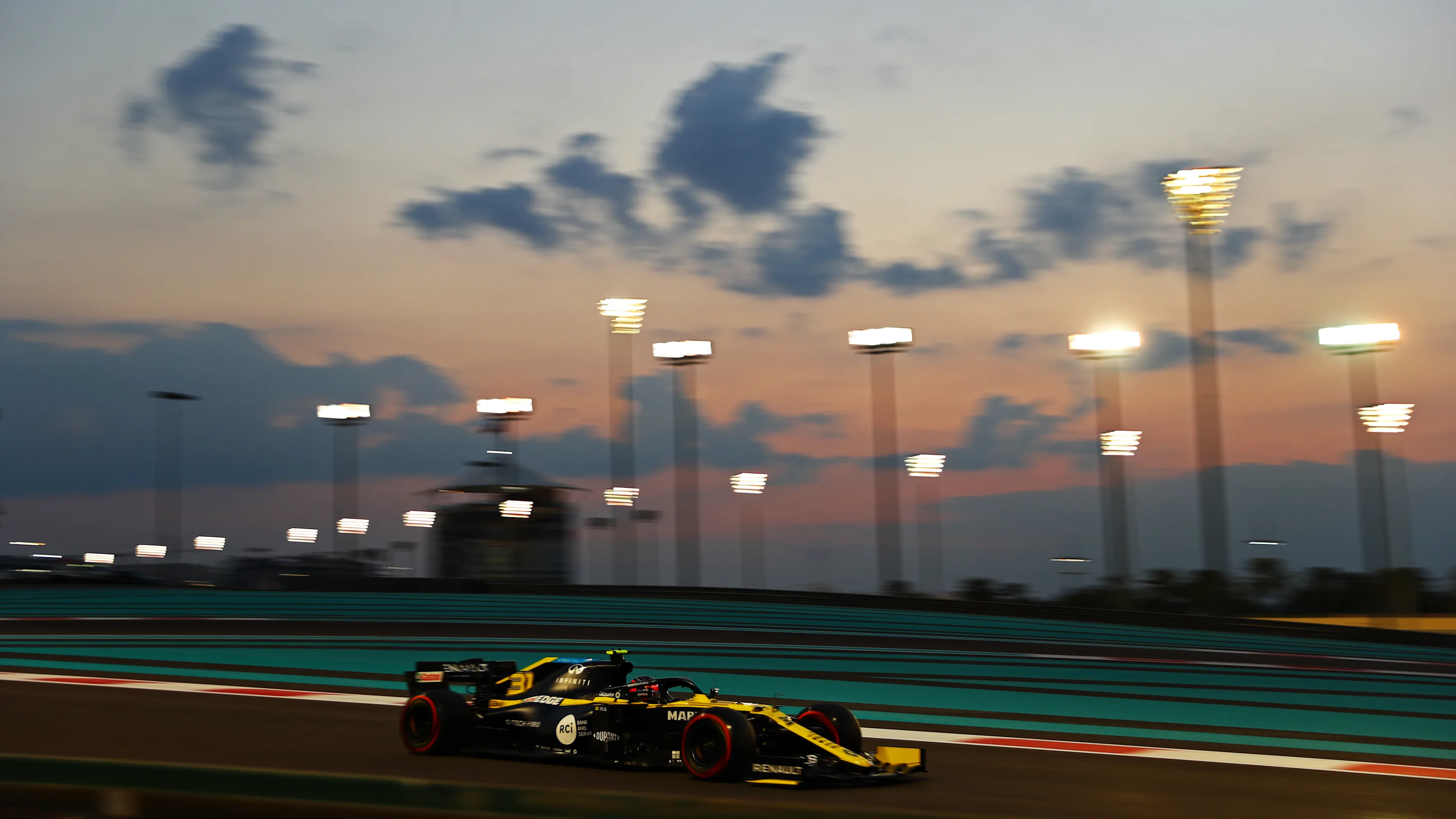 ABU DHABI, UNITED ARAB EMIRATES - DECEMBER 12: Esteban Ocon of France driving the (31) Renault