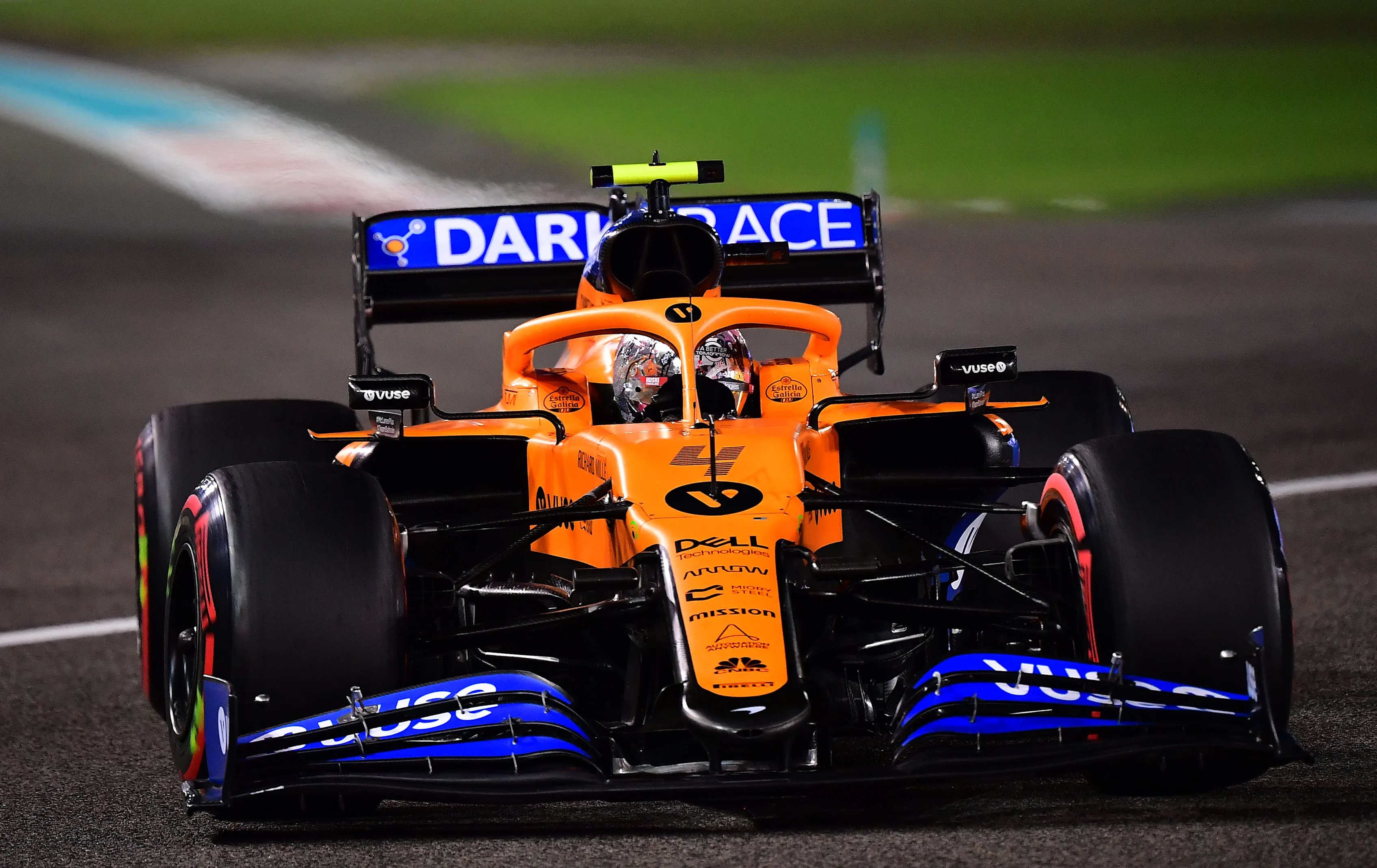 ABU DHABI, UNITED ARAB EMIRATES - DECEMBER 12: Lando Norris of Great Britain driving the (4)