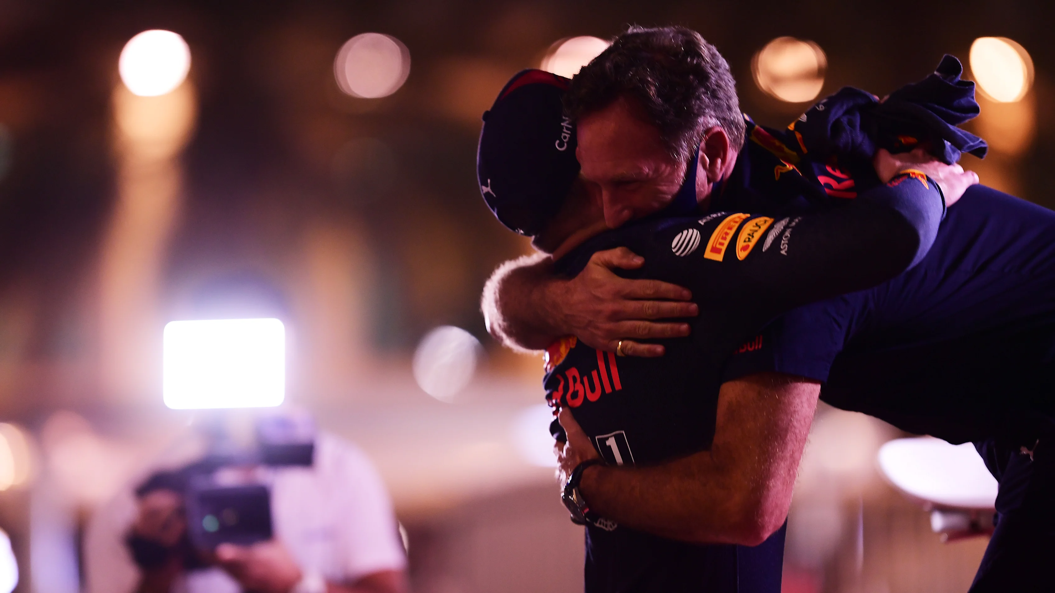 ABU DHABI, UNITED ARAB EMIRATES - DECEMBER 12: Pole position qualifier Max Verstappen of