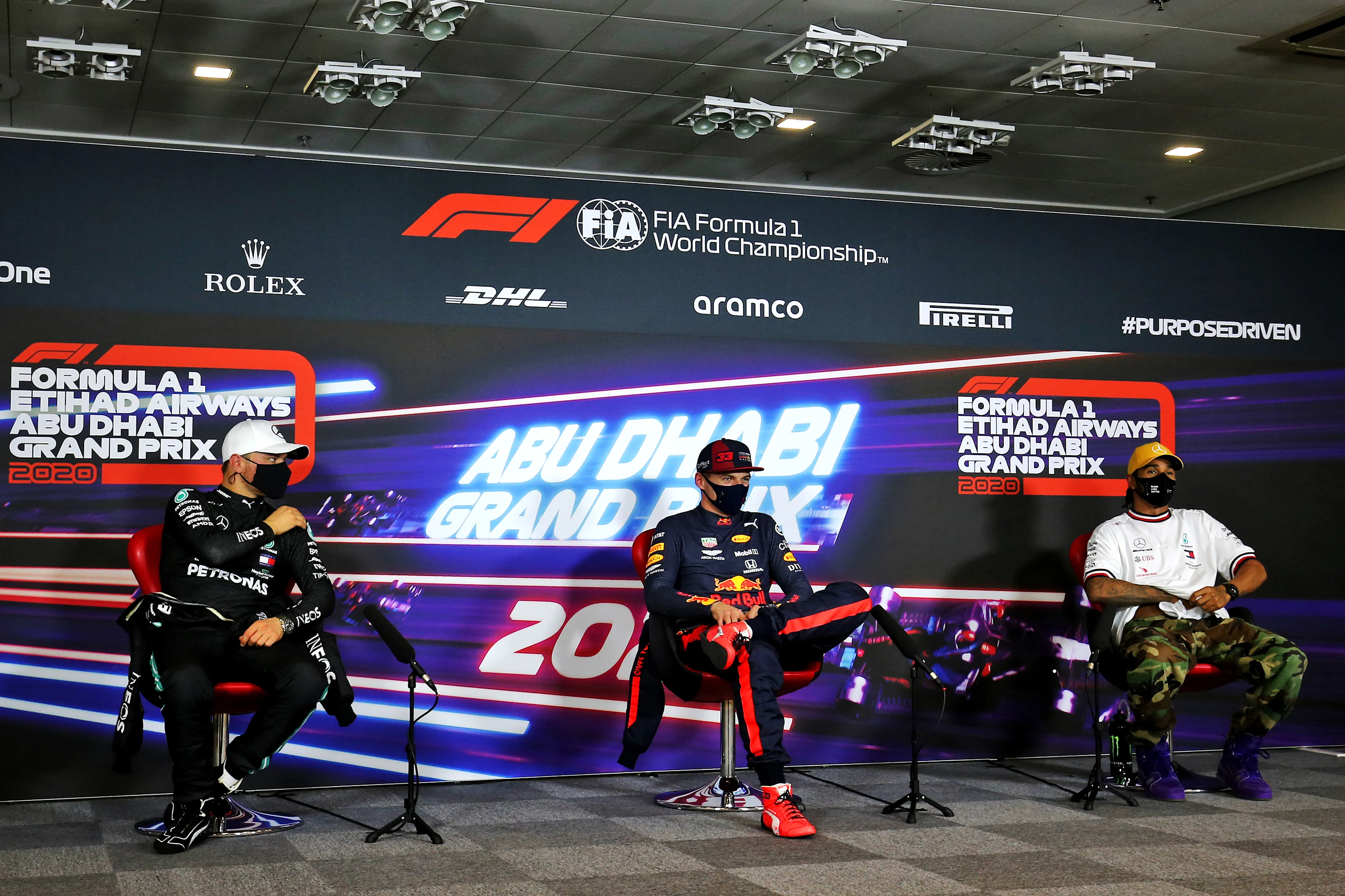ABU DHABI, UNITED ARAB EMIRATES - DECEMBER 12: Second placed qualifier Valtteri Bottas of Finland