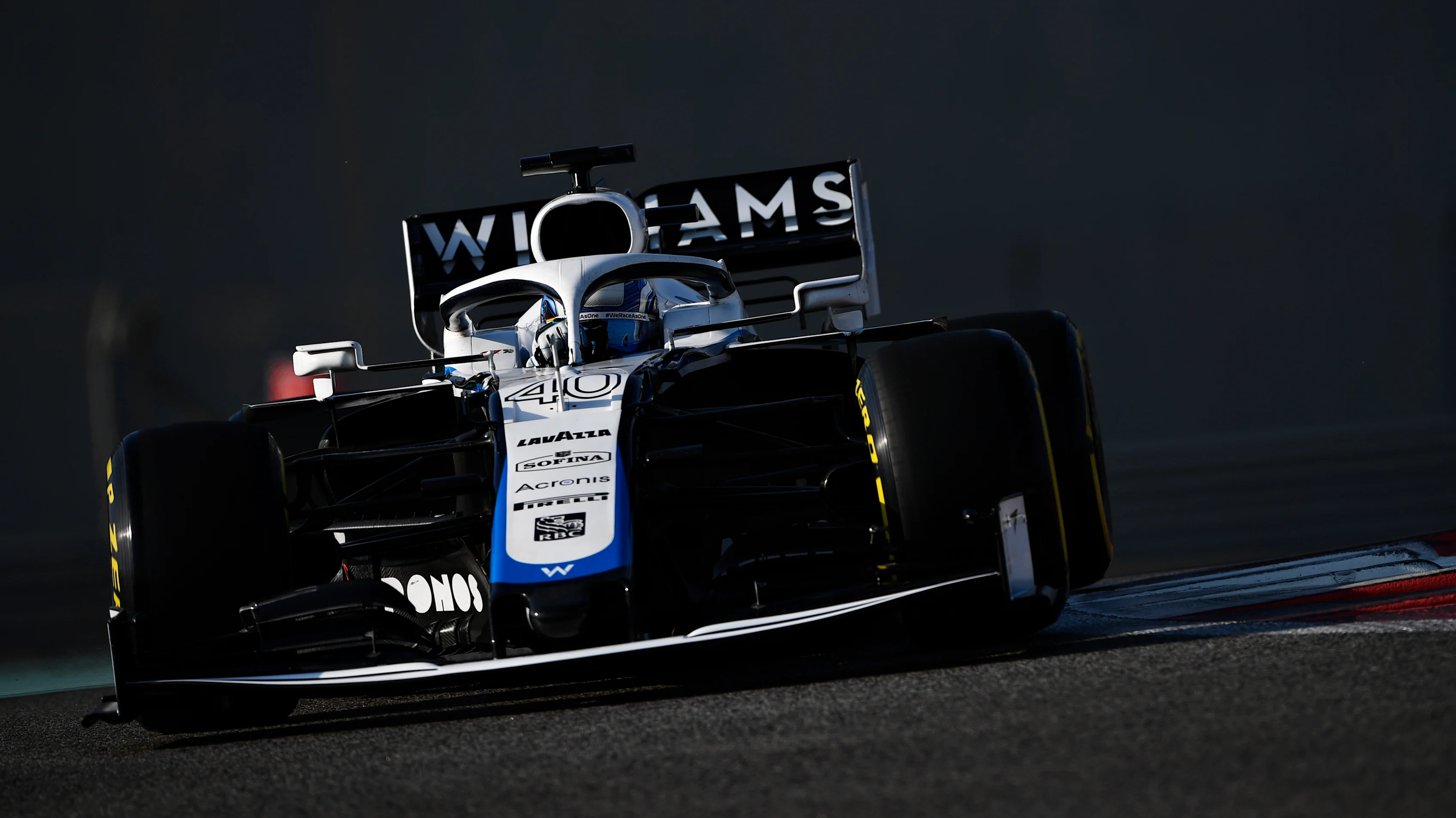 ABU DHABI, UNITED ARAB EMIRATES - DECEMBER 15: Roy Nissany of Israel driving the (40) Williams