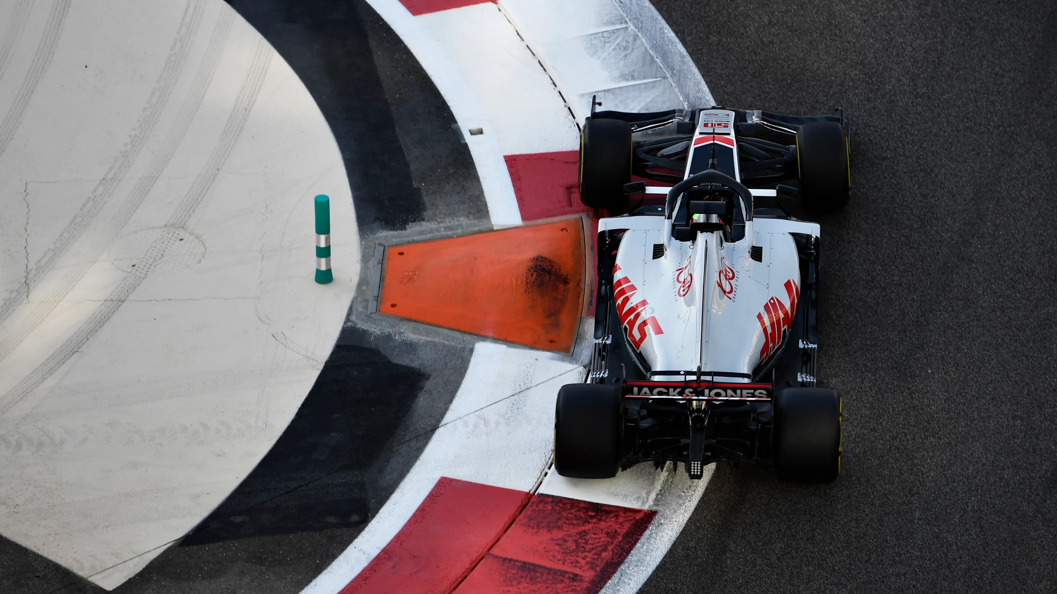 ABU DHABI, UNITED ARAB EMIRATES - DECEMBER 15: Mick Schumacher of Germany driving the Haas F1 Team