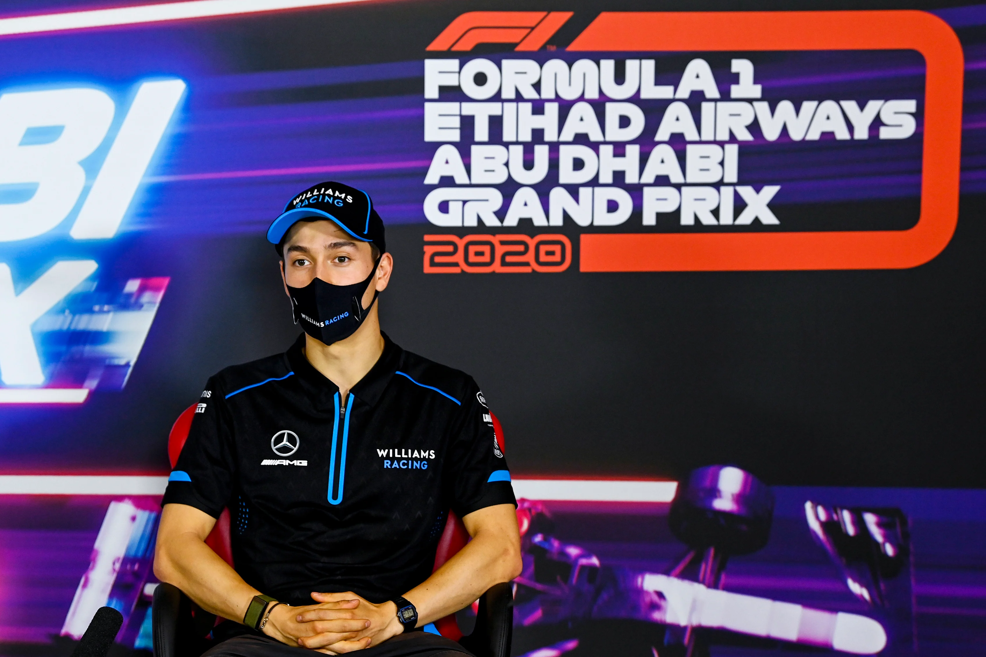 ABU DHABI, UNITED ARAB EMIRATES - DECEMBER 10: Jack Aitken of Great Britain and Williams talks in