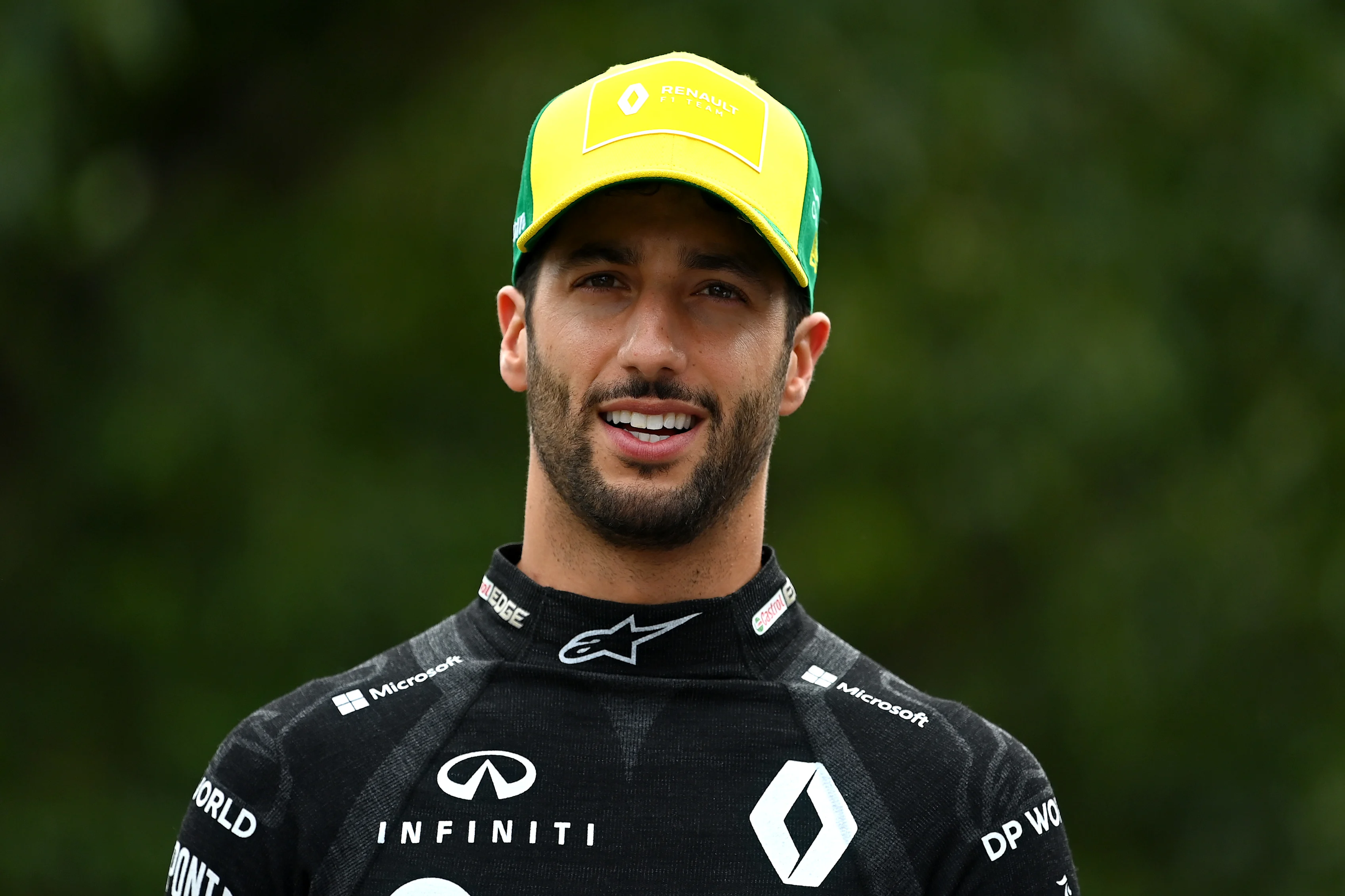 MELBOURNE, AUSTRALIA - MARCH 12: Daniel Ricciardo of Australia and Renault Sport F1 looks on in the