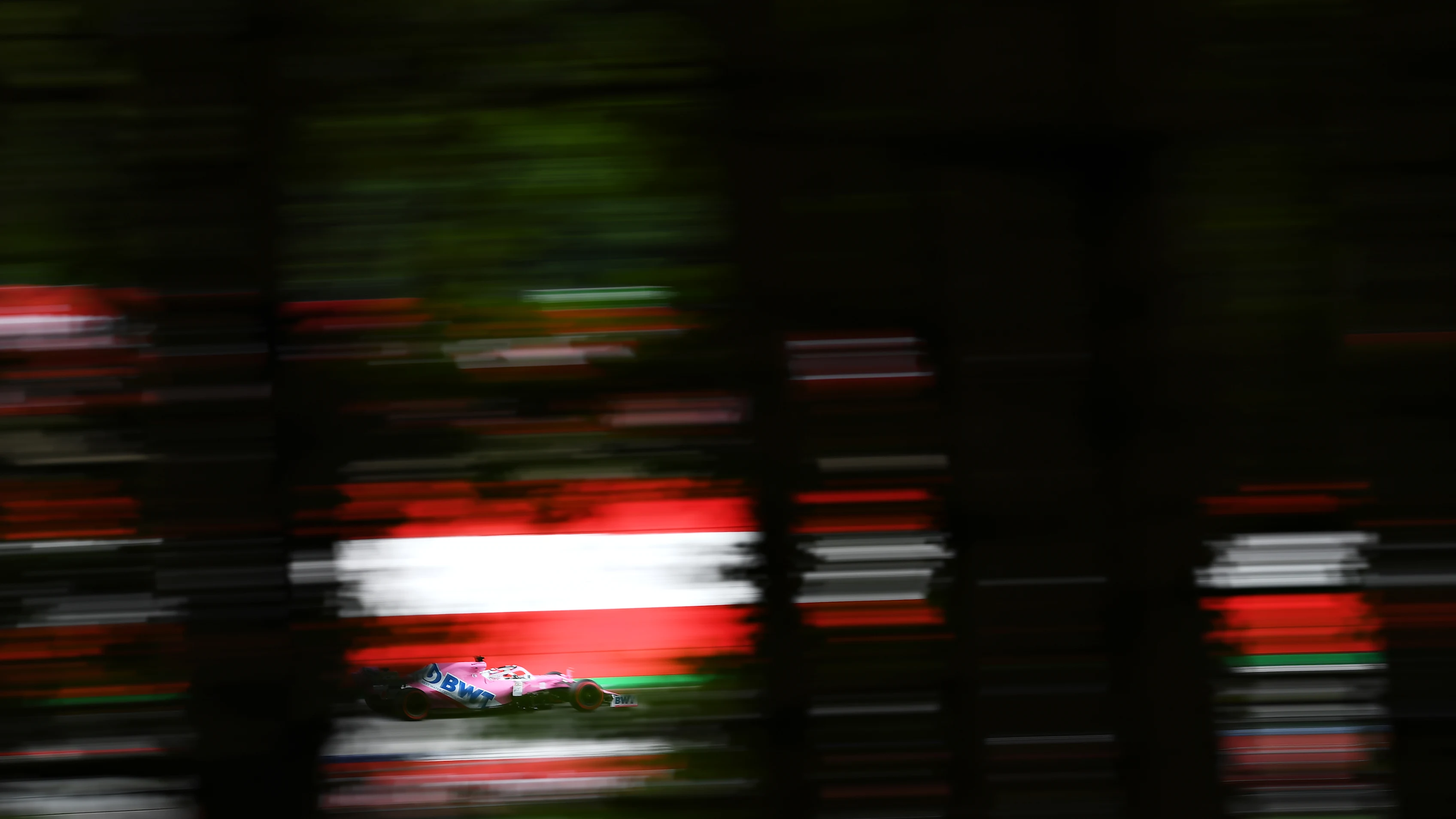 SPIELBERG, AUSTRIA - JULY 03: Sergio Perez of Mexico driving the (11) Racing Point RP20 Mercedes on track during practice for the F1 Grand Prix of Austria at Red Bull Ring on July 03, 2020 in Spielberg, Austria. (Photo by Mario Renzi - Formula 1/Formula 1 via Getty Images)