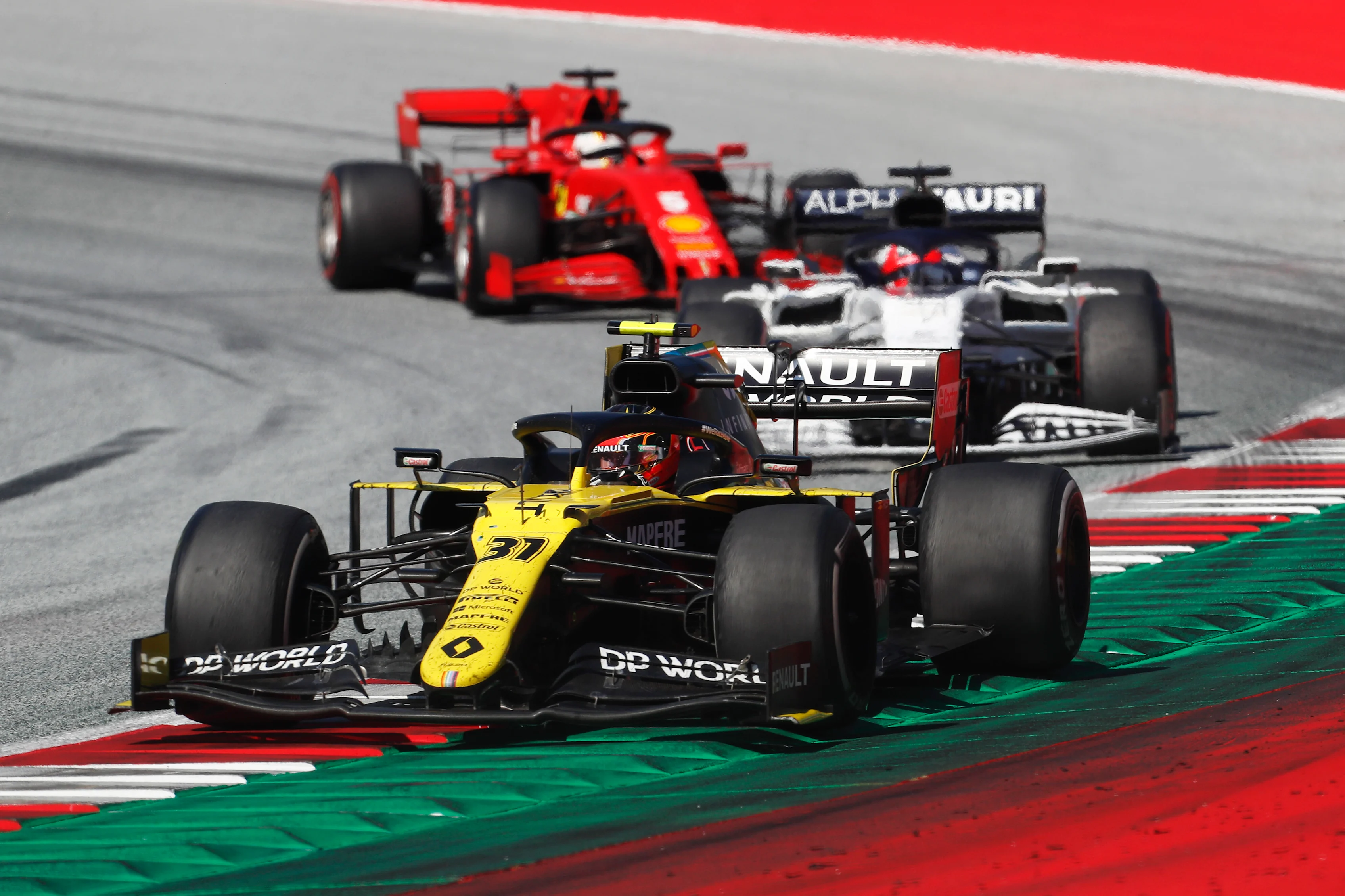 SPIELBERG, AUSTRIA - JULY 05: Esteban Ocon of France driving the (31) Renault Sport Formula One