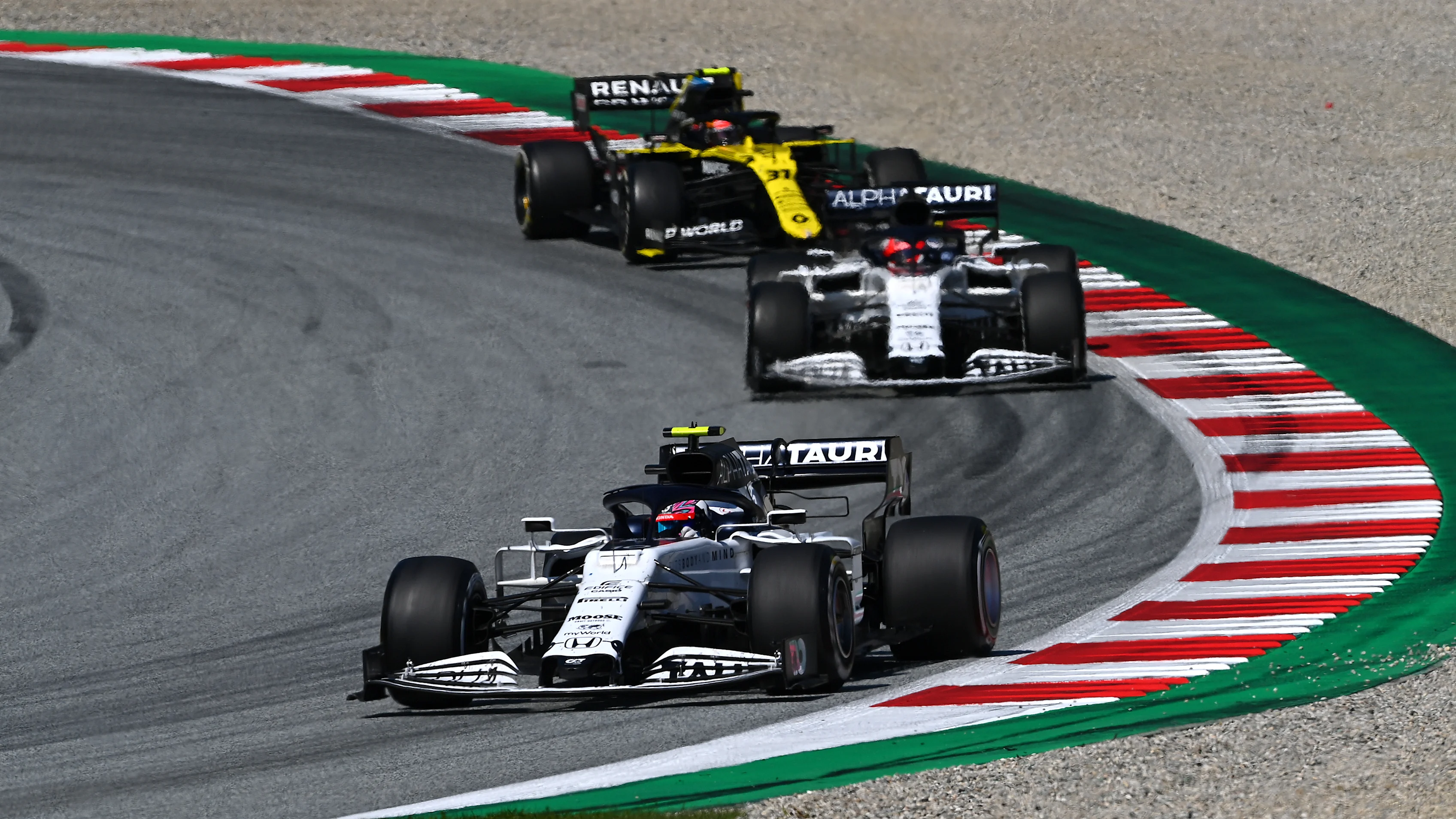SPIELBERG, AUSTRIA - JULY 05: Pierre Gasly of France driving the (10) Scuderia AlphaTauri AT01