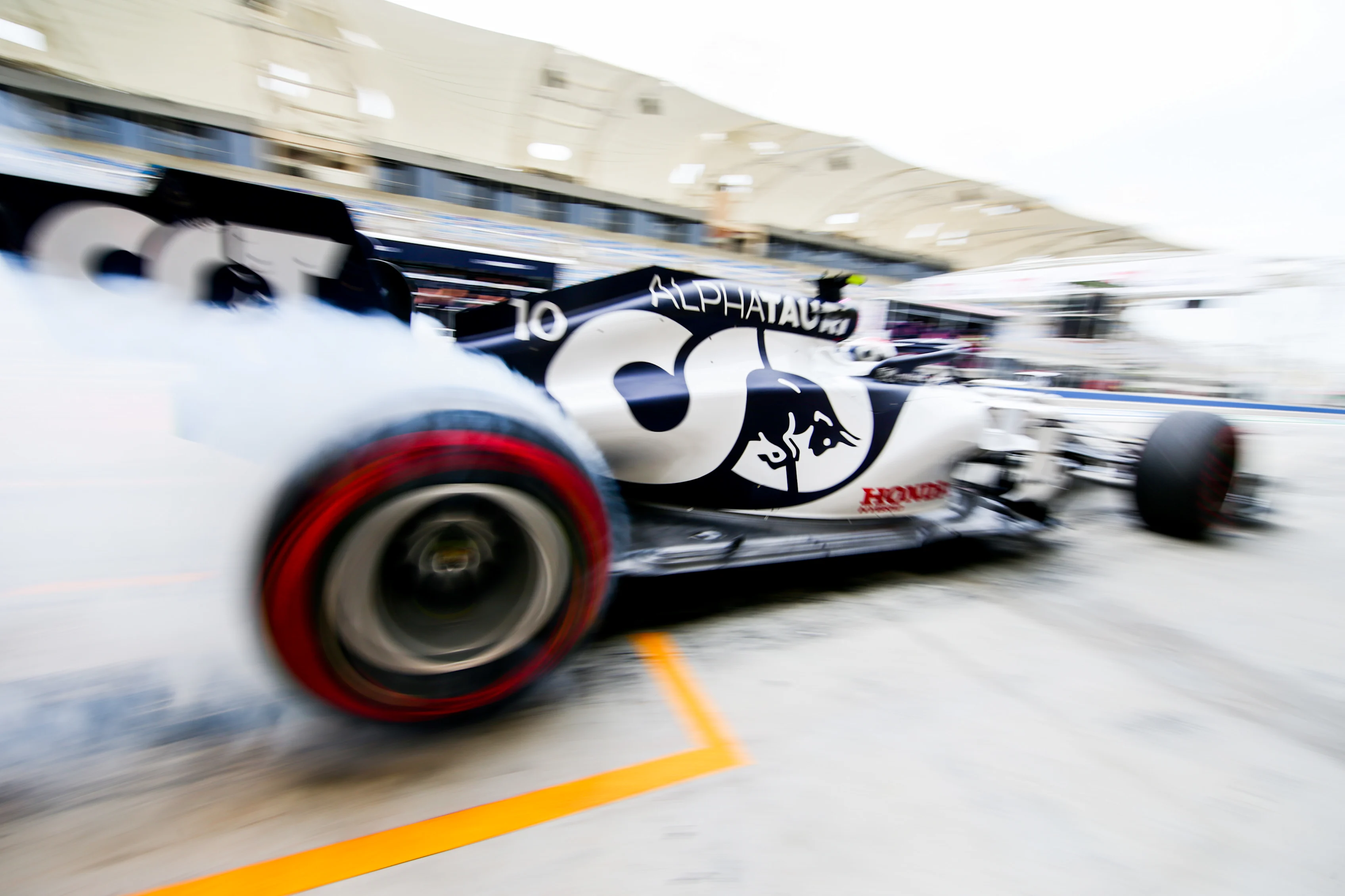 BAHRAIN, BAHRAIN - NOVEMBER 27: Pierre Gasly of Scuderia AlphaTauri and France during final practice ahead of the F1 Grand Prix of Bahrain at Bahrain International Circuit on November 28, 2020 in Bahrain, Bahrain. (Photo by Peter Fox/Getty Images)