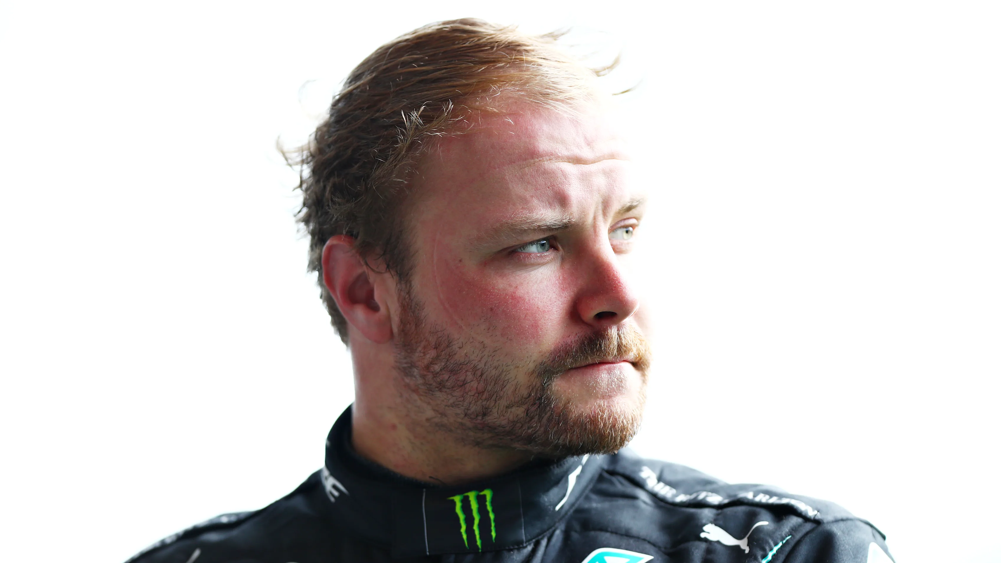 SPA, BELGIUM - AUGUST 30: Second placed Valtteri Bottas of Finland and Mercedes GP looks on in parc
