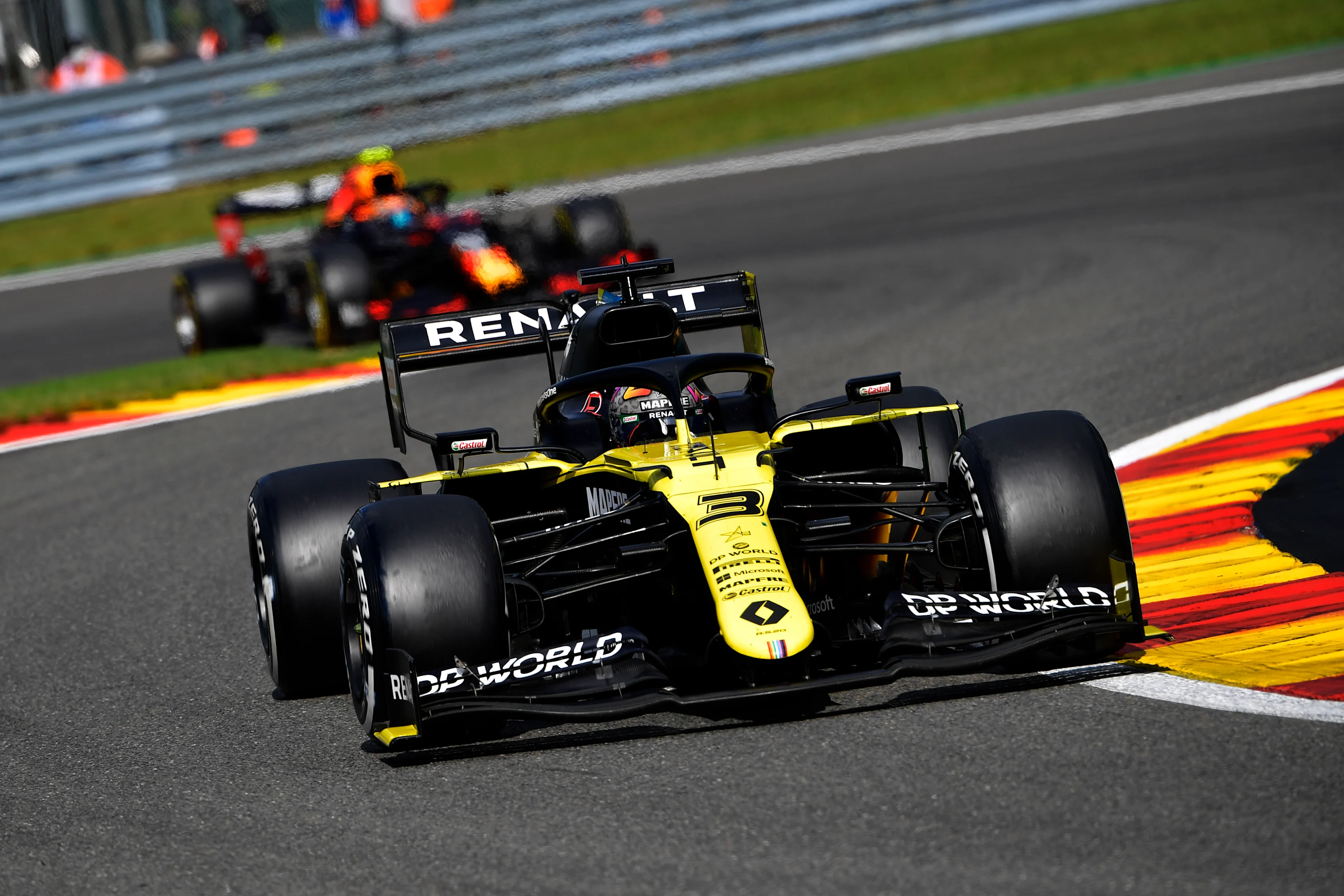 SPA, BELGIUM - AUGUST 30: Daniel Ricciardo of Australia driving the (3) Renault Sport Formula One