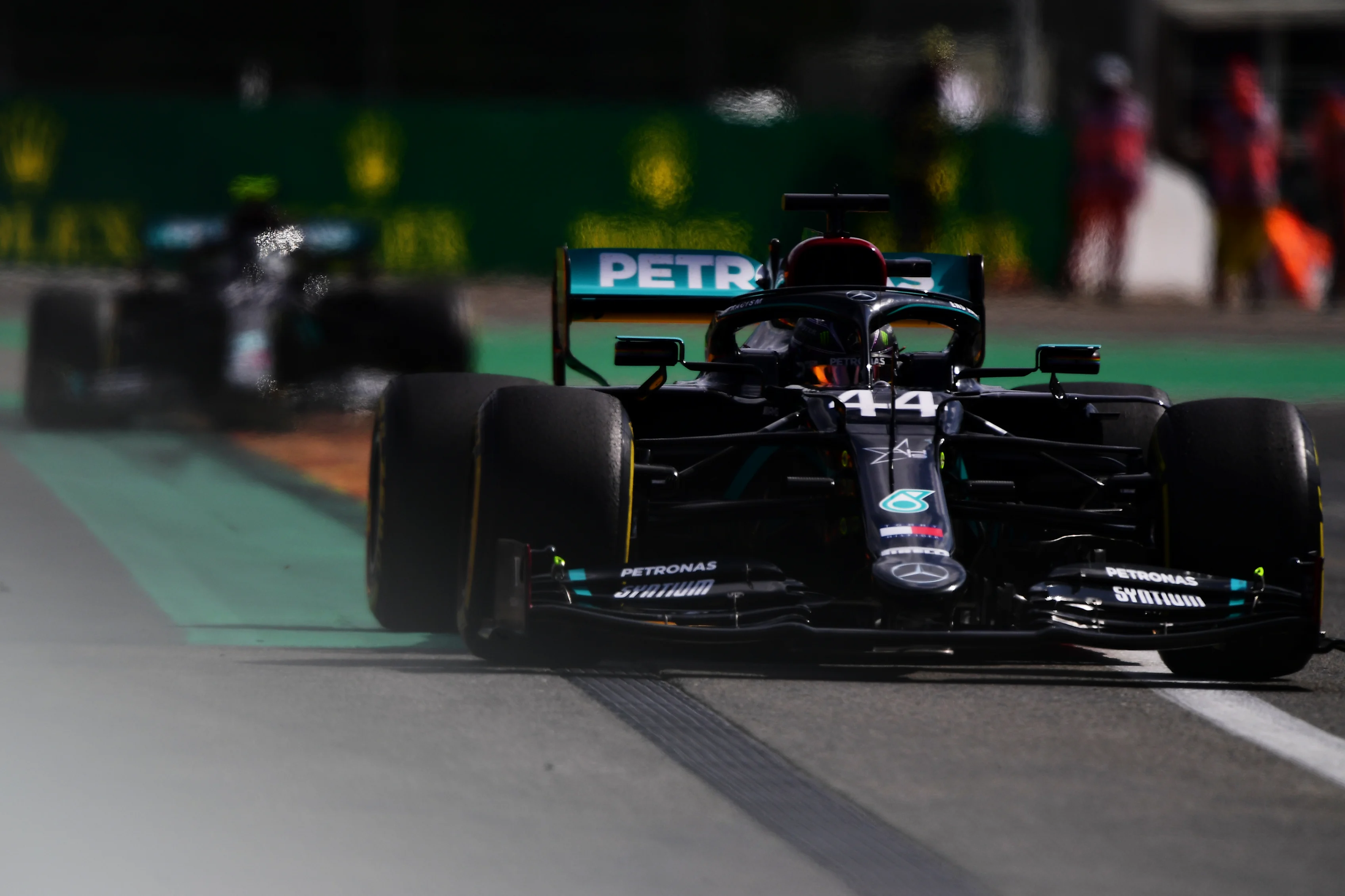 SPA, BELGIUM - AUGUST 30: Lewis Hamilton of Great Britain driving the (44) Mercedes AMG Petronas F1