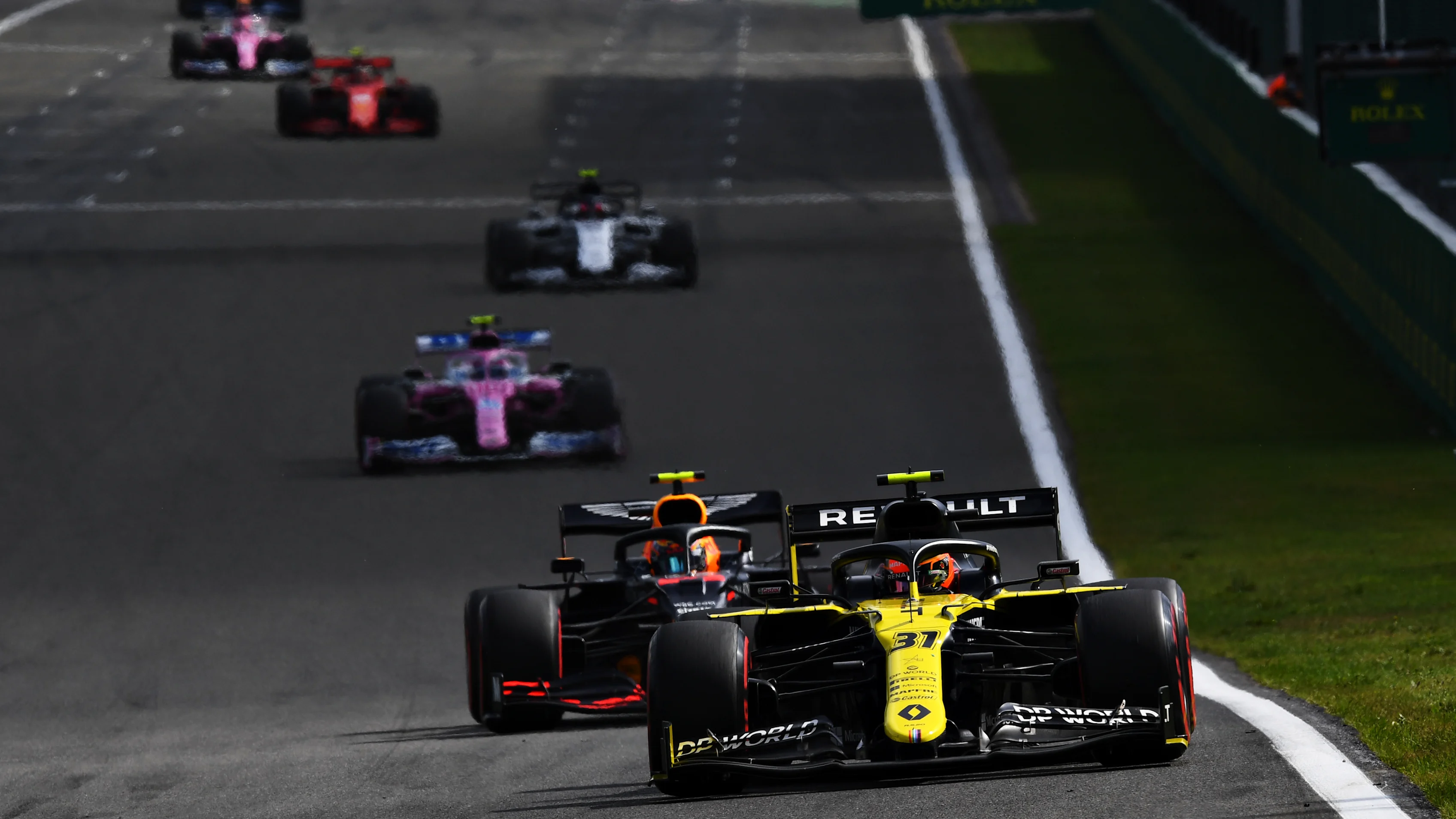 SPA, BELGIUM - AUGUST 30:  Esteban Ocon of France driving the (31) Renault Sport Formula One Team