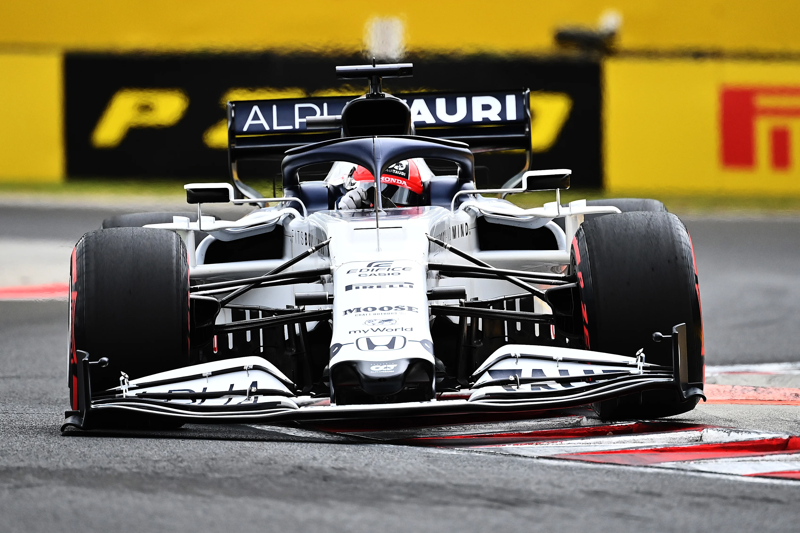 BUDAPEST, HUNGARY - JULY 18: Daniil Kvyat of Russia driving the (26) Scuderia AlphaTauri AT01 Honda