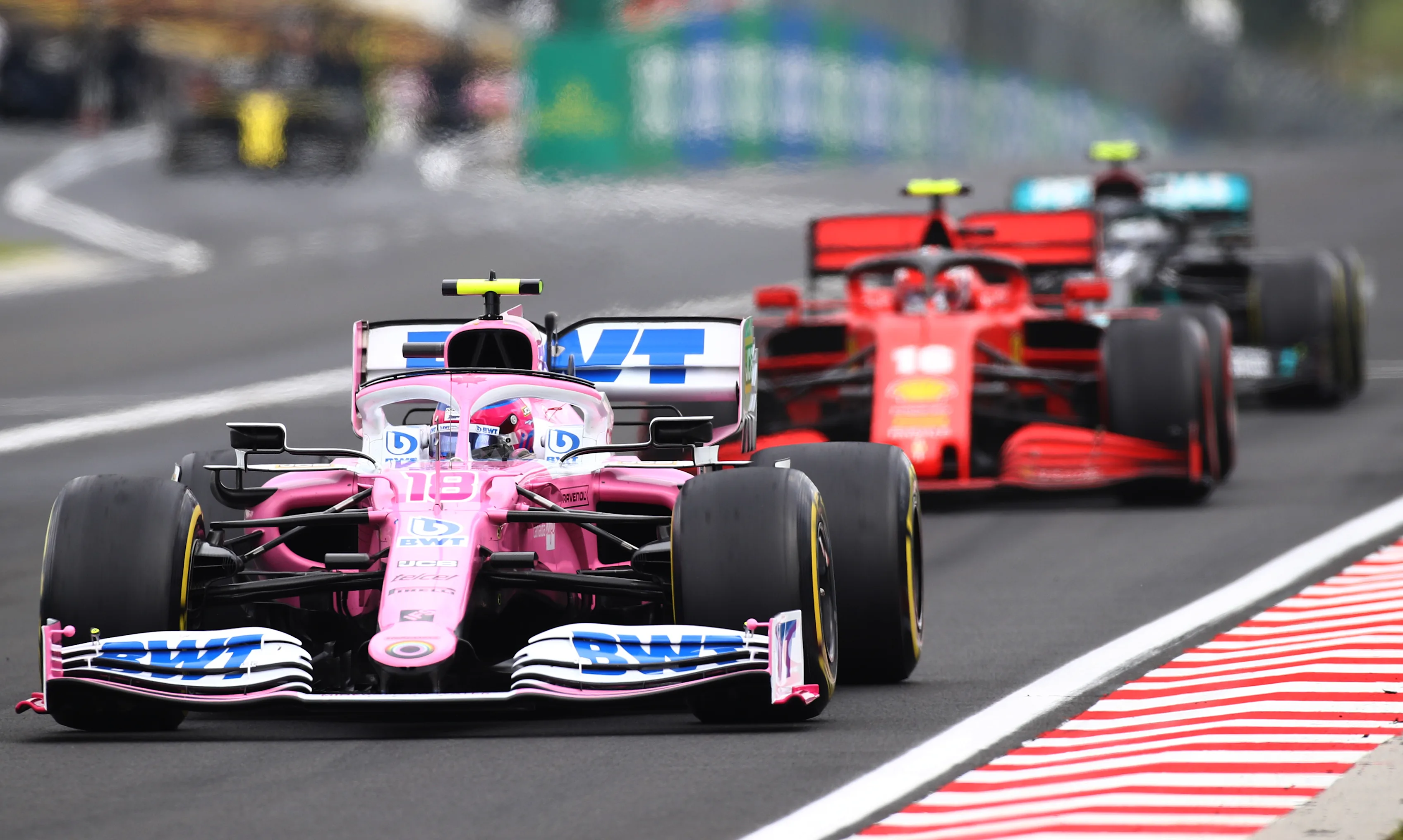 BUDAPEST, HUNGARY - JULY 19: Lance Stroll of Canada driving the (18) Racing Point RP20 Mercedes