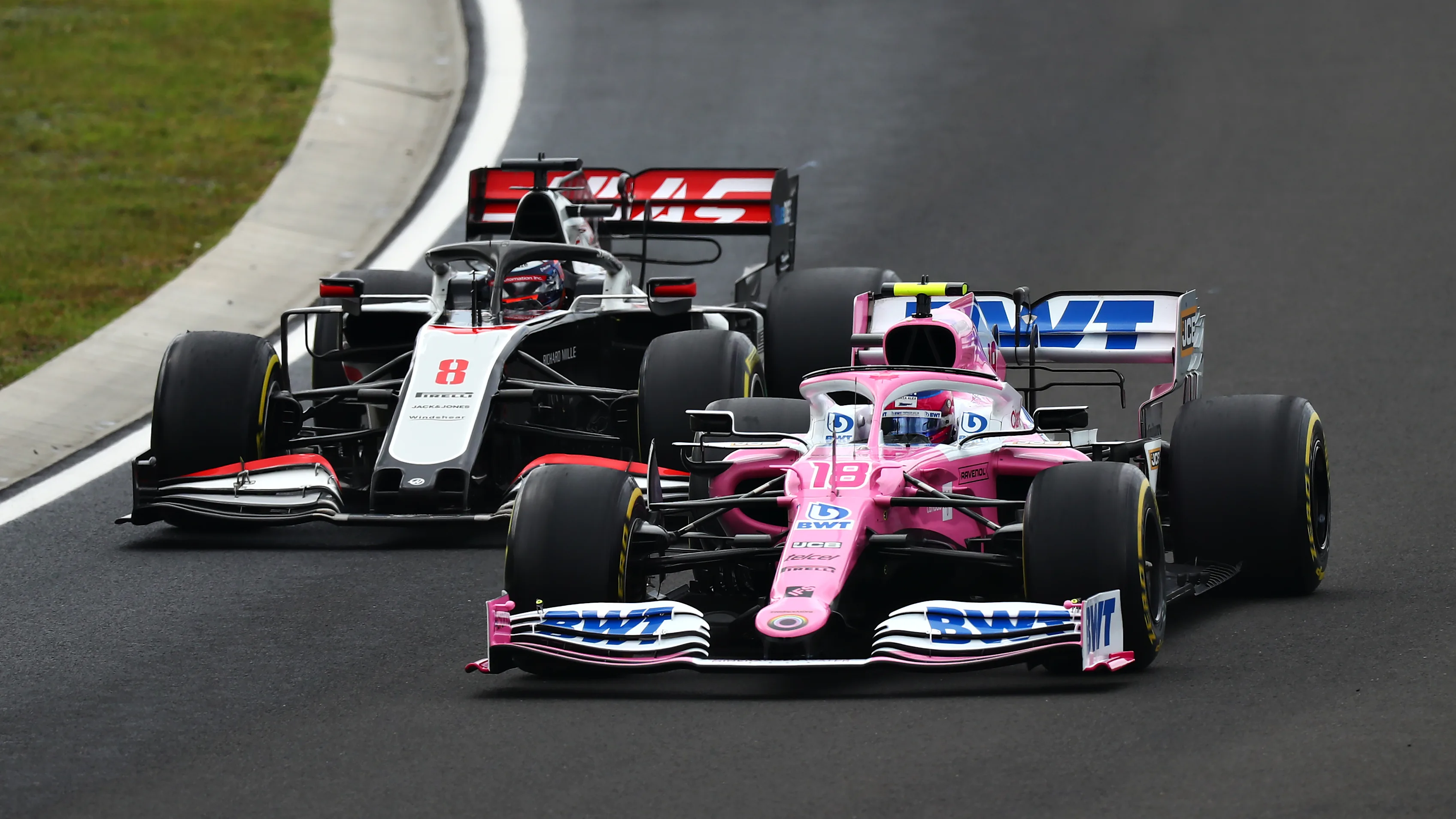 BUDAPEST, HUNGARY - JULY 19: Lance Stroll of Canada driving the (18) Racing Point RP20 Mercedes