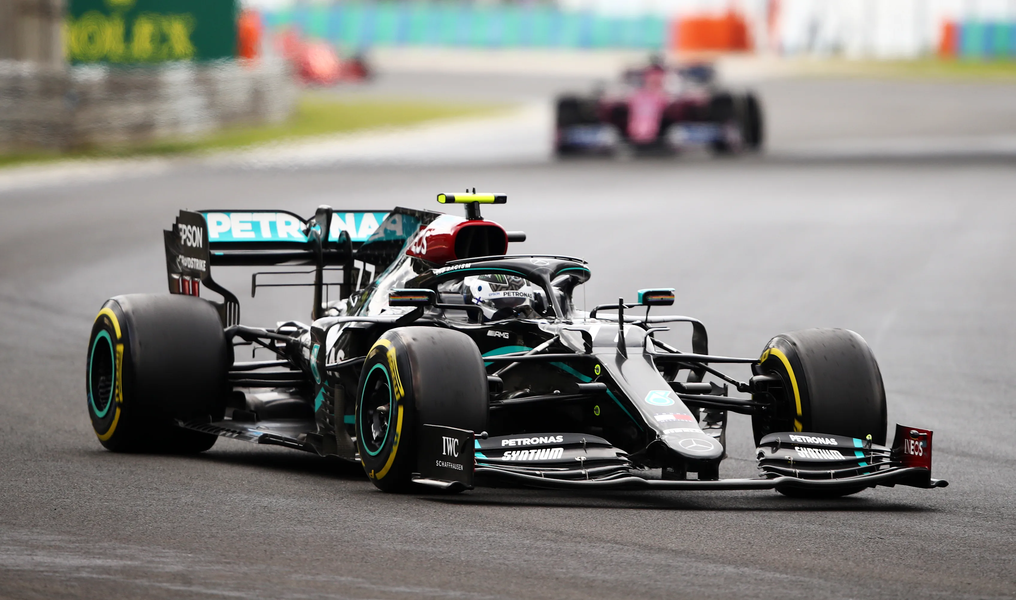 BUDAPEST, HUNGARY - JULY 19: Valtteri Bottas of Finland driving the (77) Mercedes AMG Petronas F1