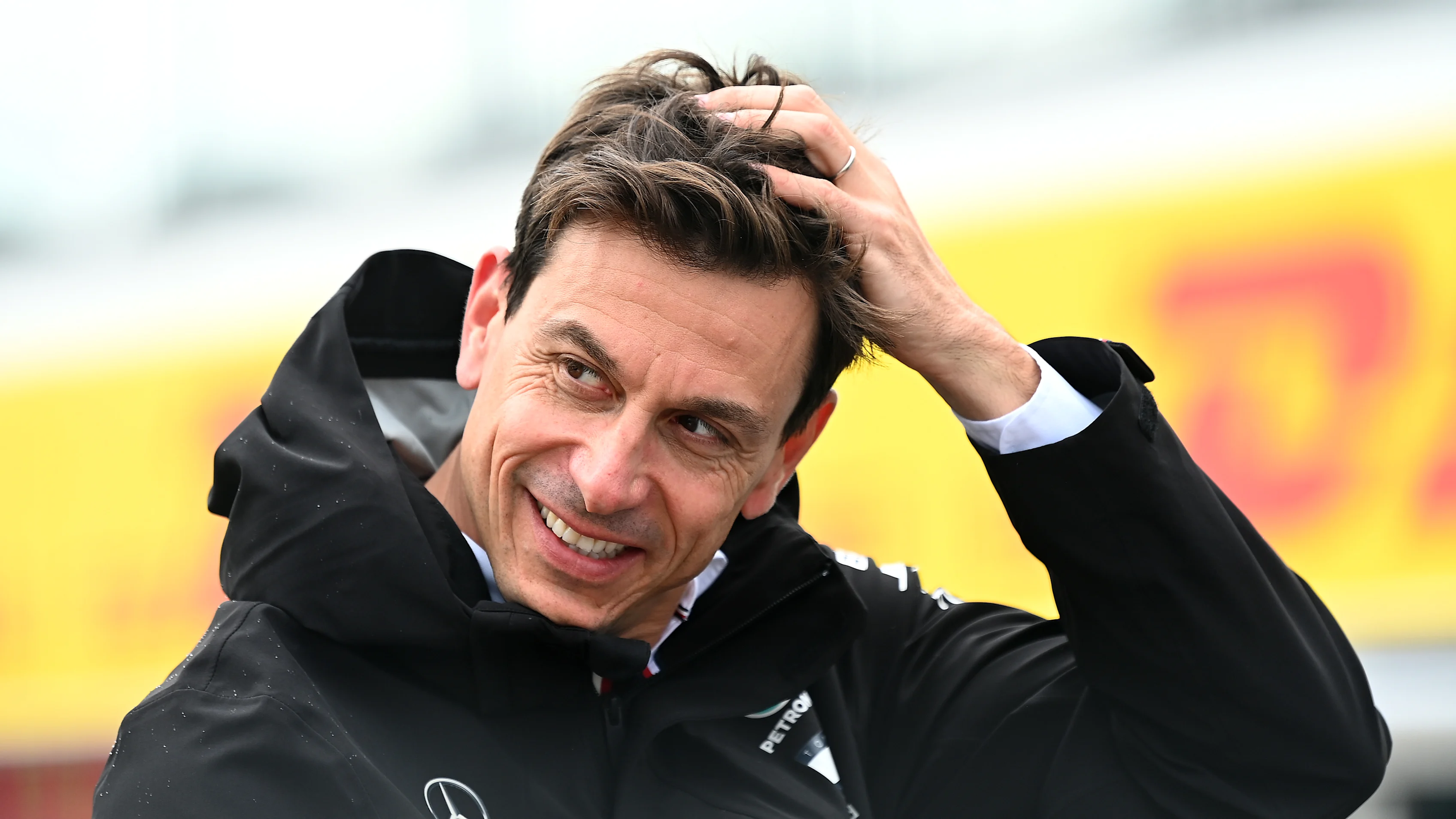 BUDAPEST, HUNGARY - JULY 19: Mercedes GP Executive Director Toto Wolff smiles in parc ferme during