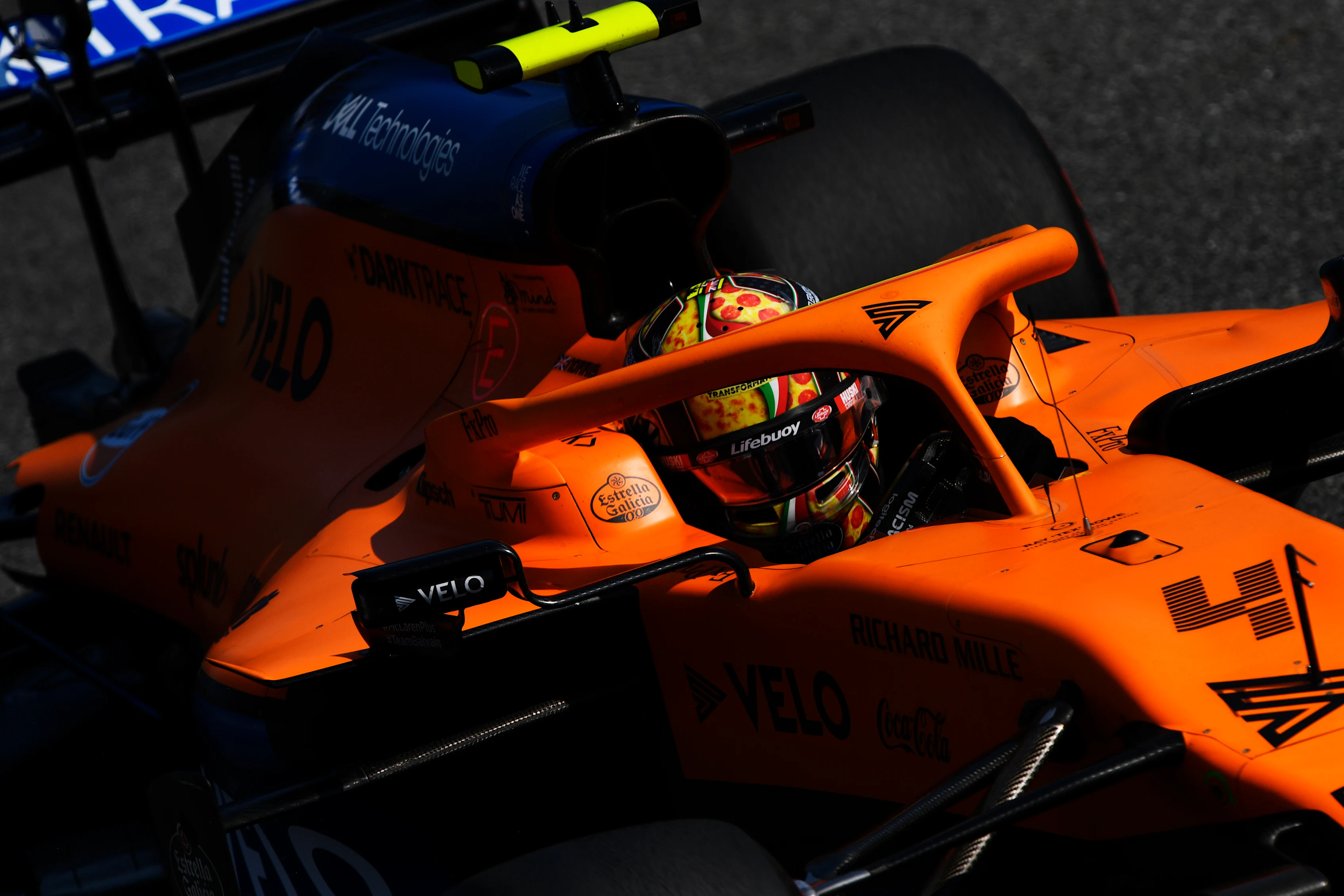 MONZA, ITALY - SEPTEMBER 04: Lando Norris of Great Britain driving the (4) McLaren F1 Team MCL35
